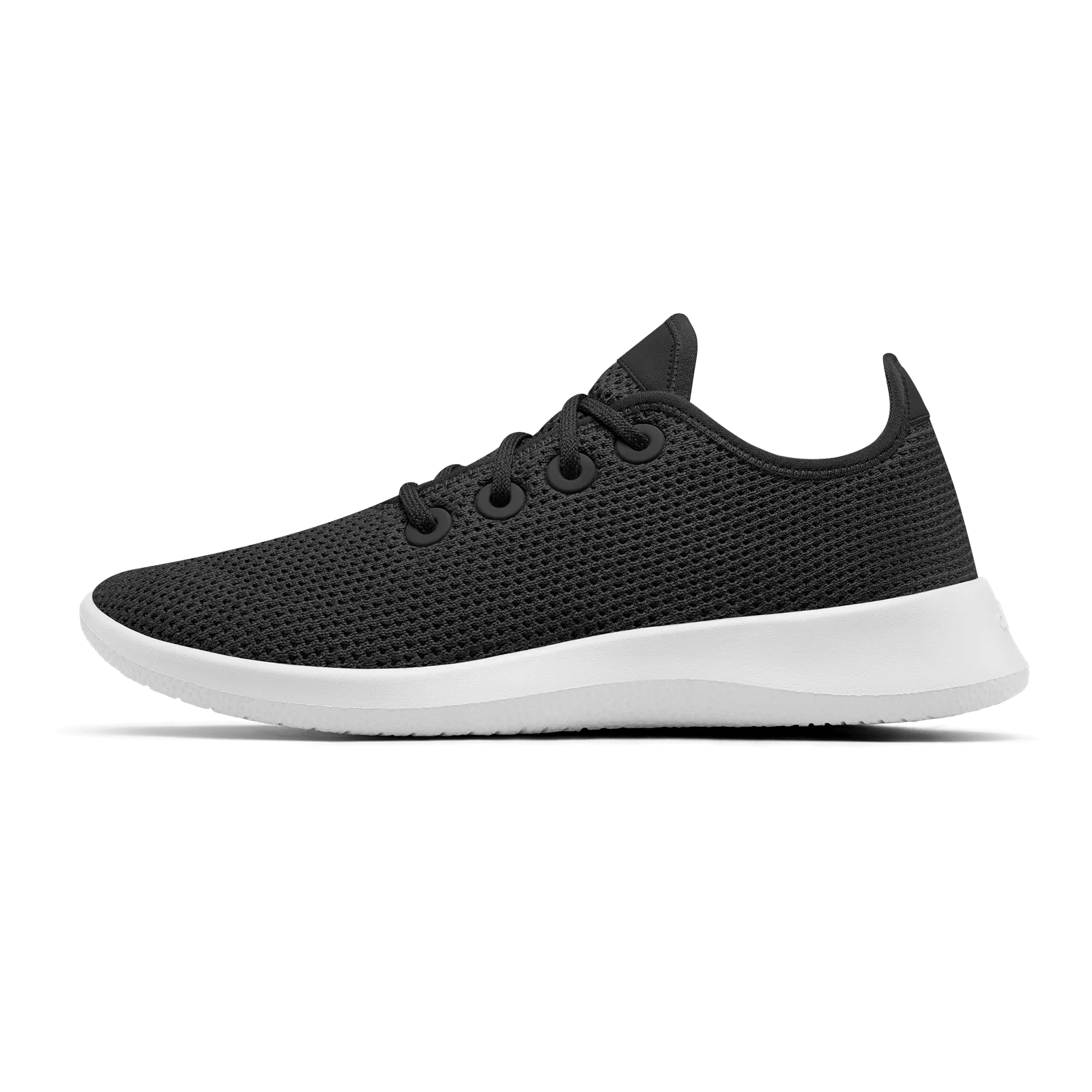 Smooth ride Urban Activity Men's Tree Runner - Jet Black (White Sole)