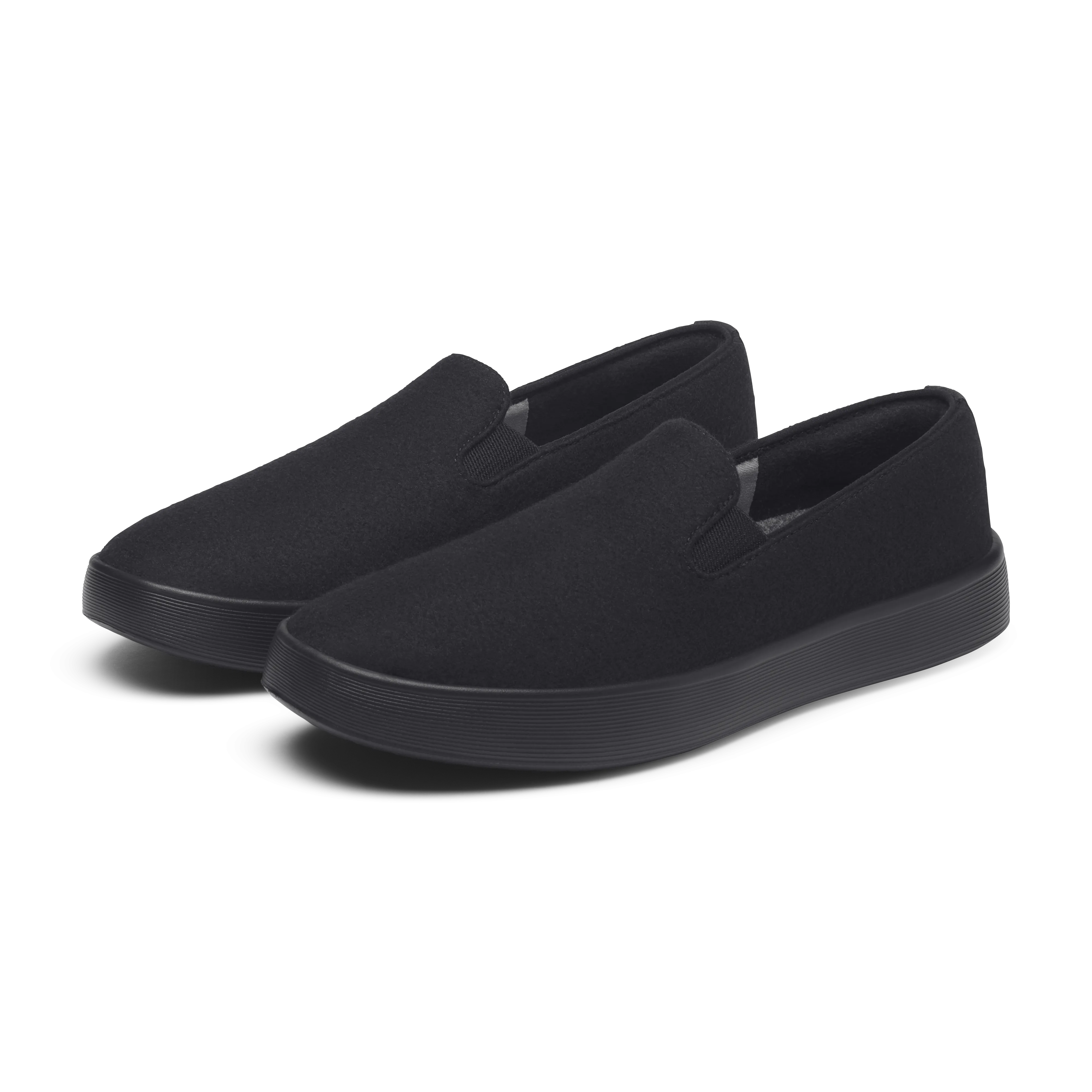 Men's Wool Cruiser Slip On - Natural Black (Natural Black Sole) Lift Hike