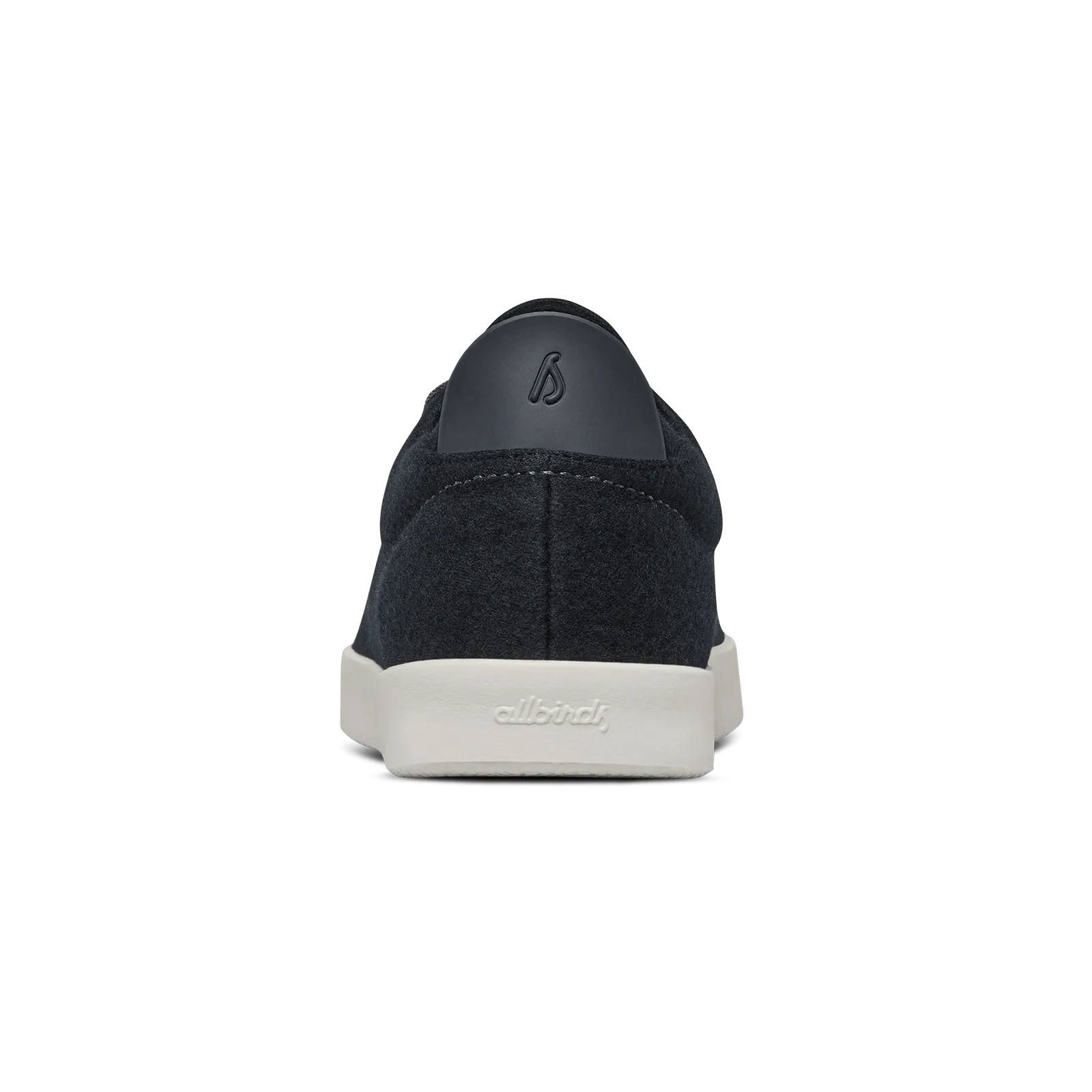 Shock Absorbing Men's Wool Piper - True Black (White Sole)