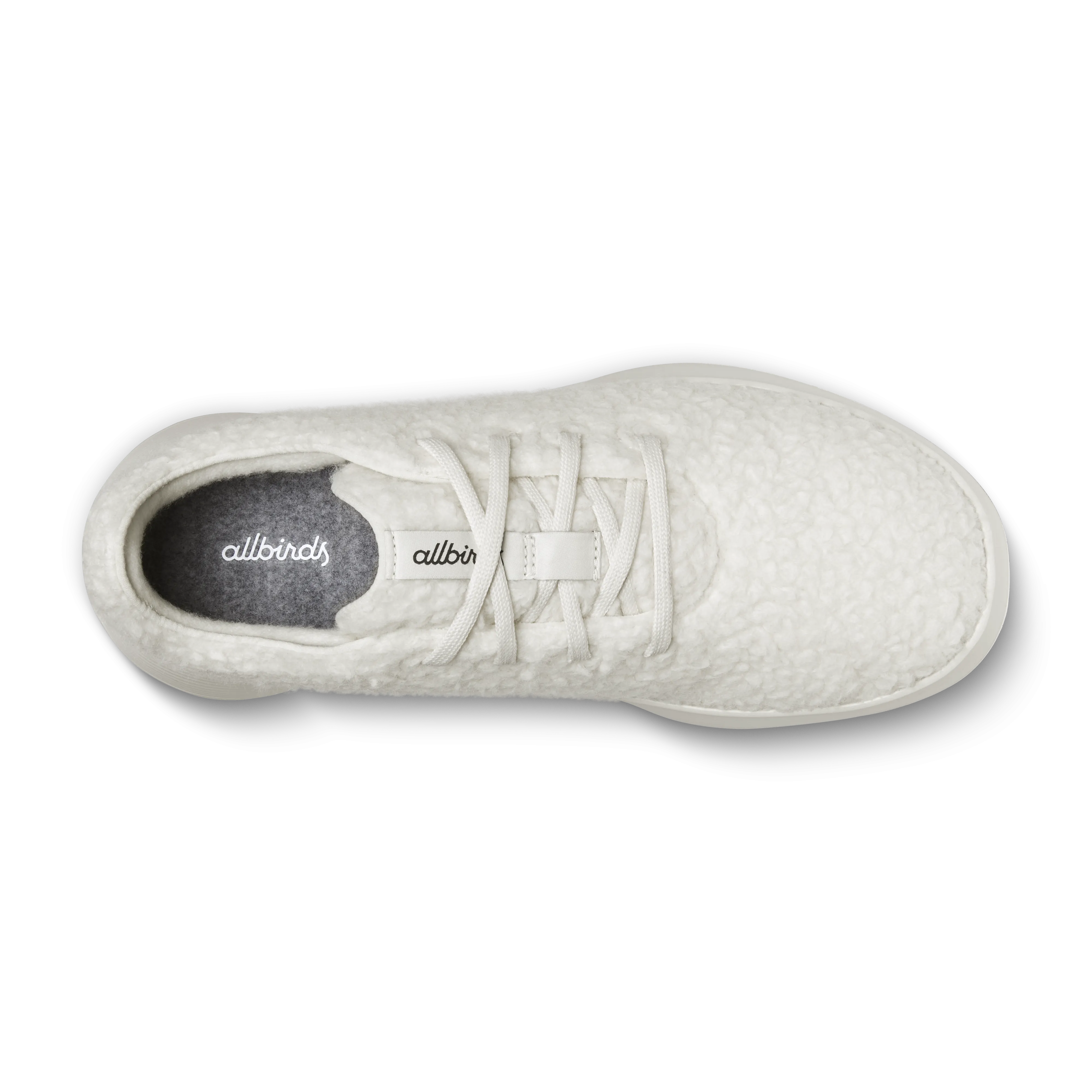 Men's Wool Runner Go - Fluff - Natural White (Natural White Sole) Smooth Grip Kick Hike