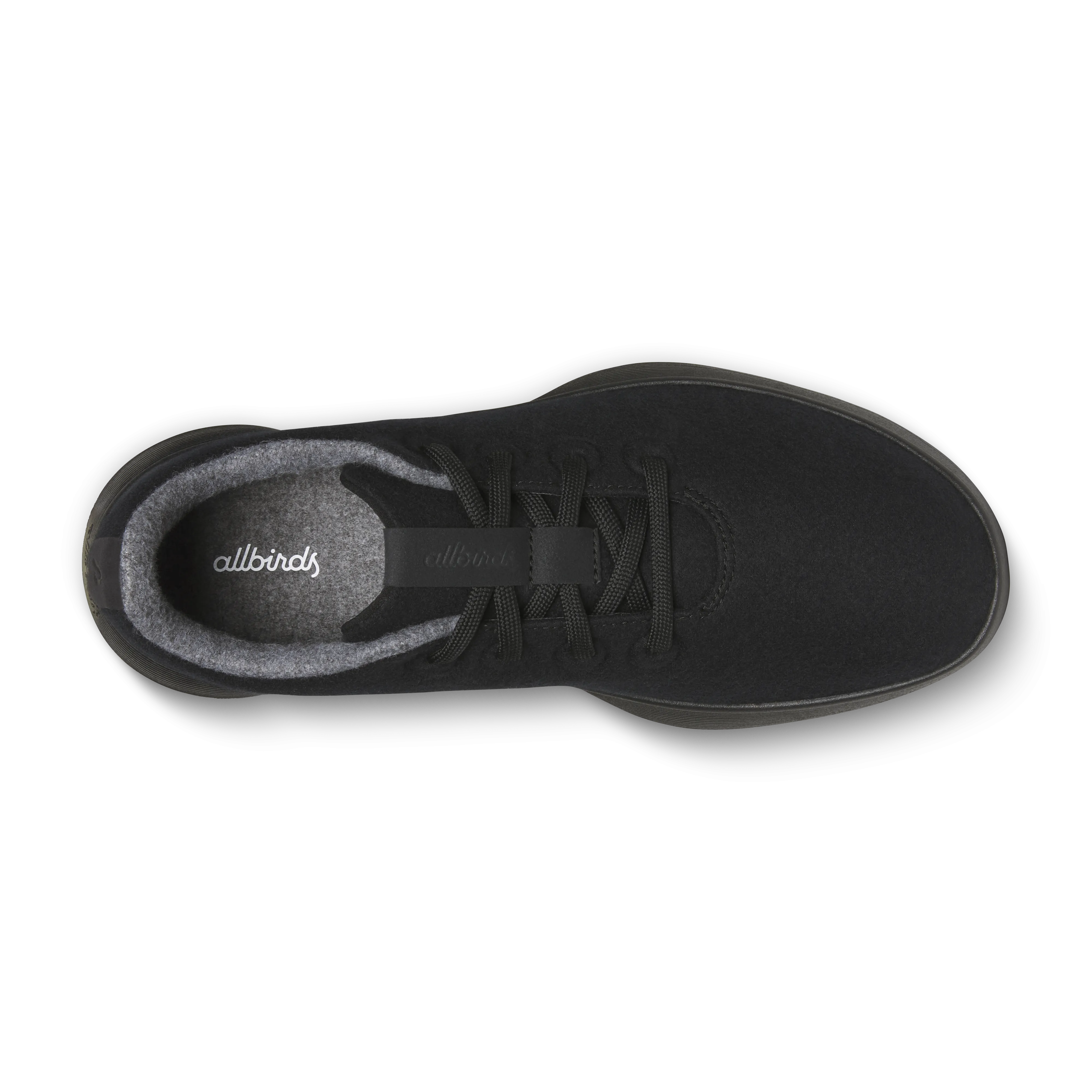 Comfort Straps Men's Wool Runner NZ - Natural Black (Natural Black Sole)