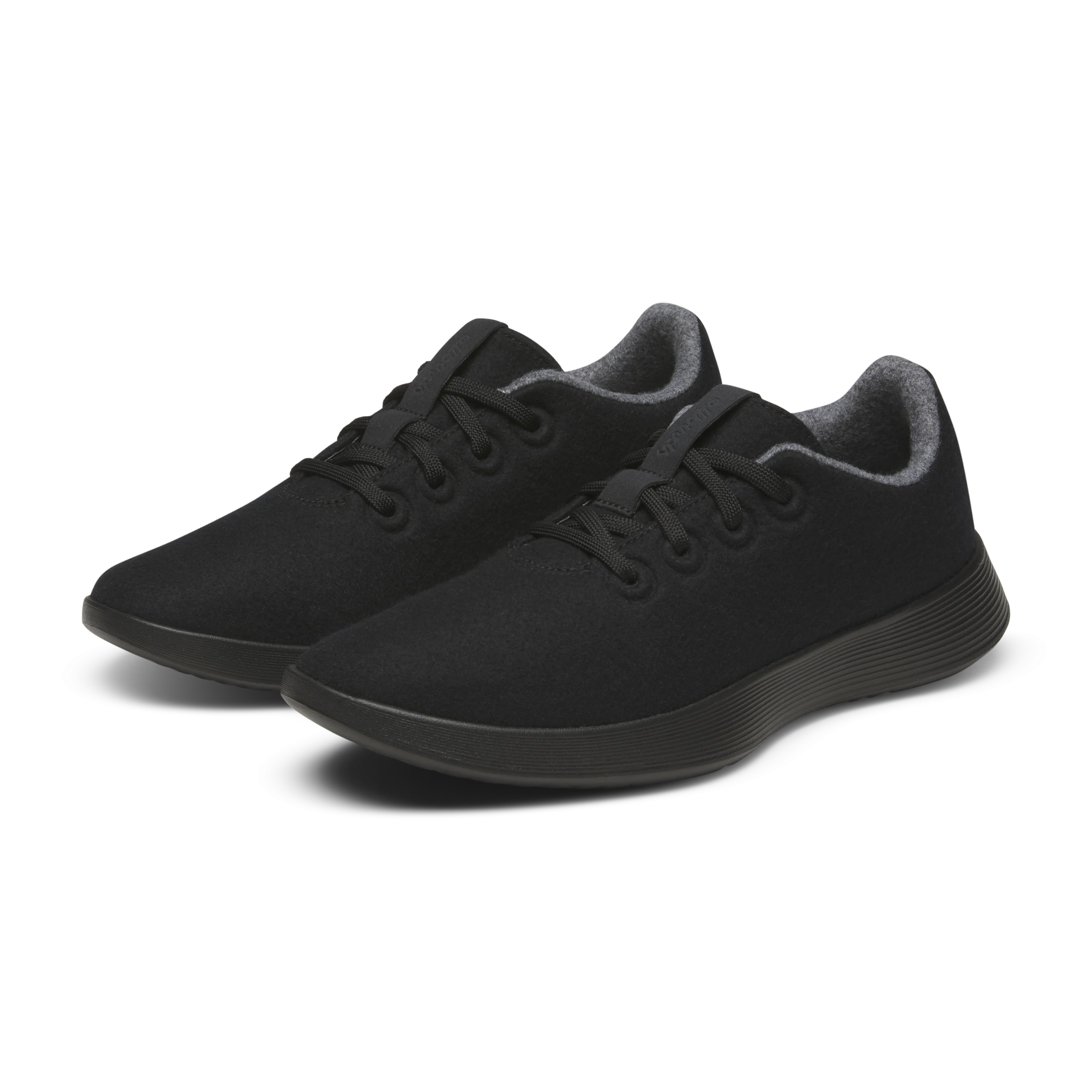 No Effort Men's Wool Runner NZ - Natural Black (Natural Black Sole)