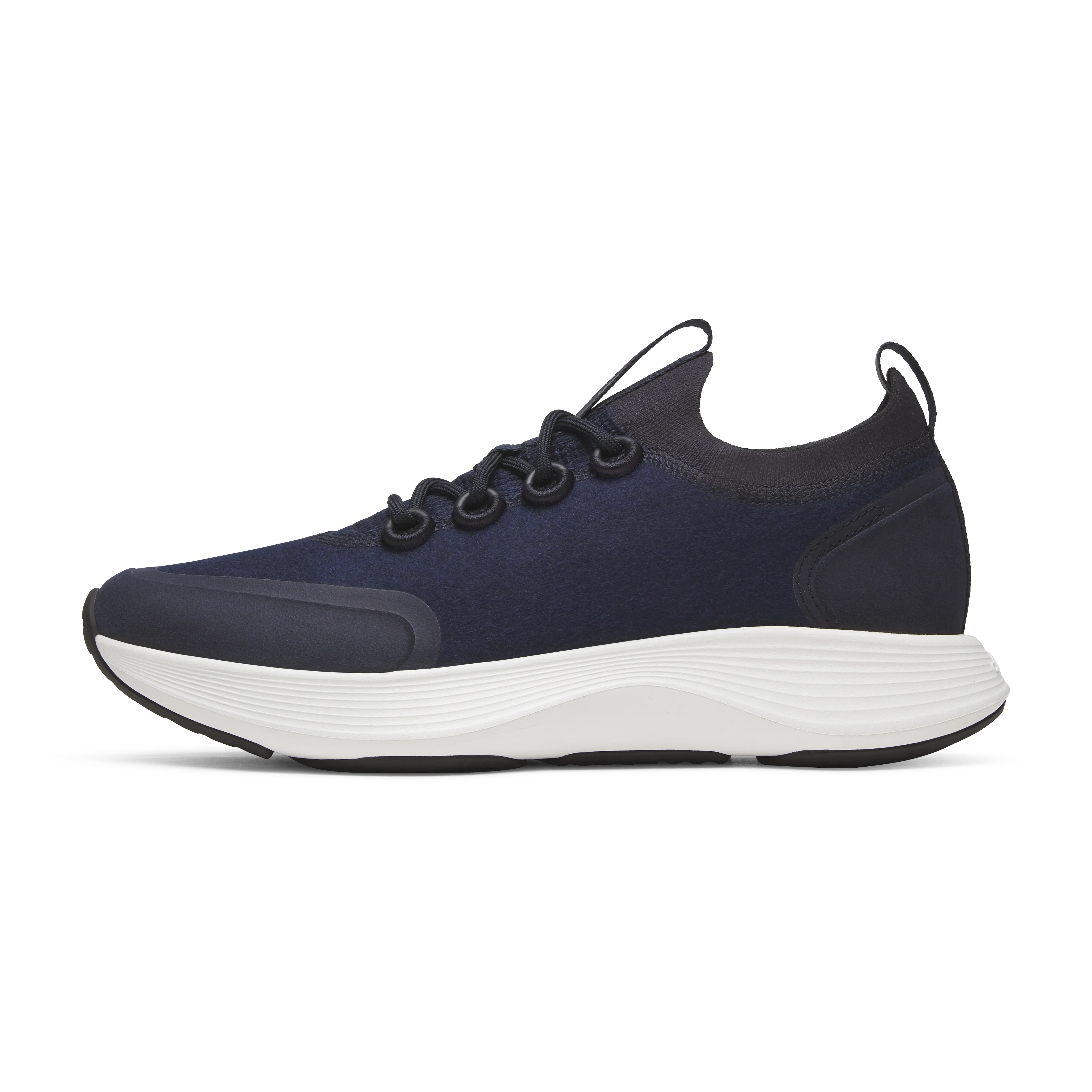 Men's Wool Strider - Dark Navy (Blizzard Sole) Foot Softness All Day Use
