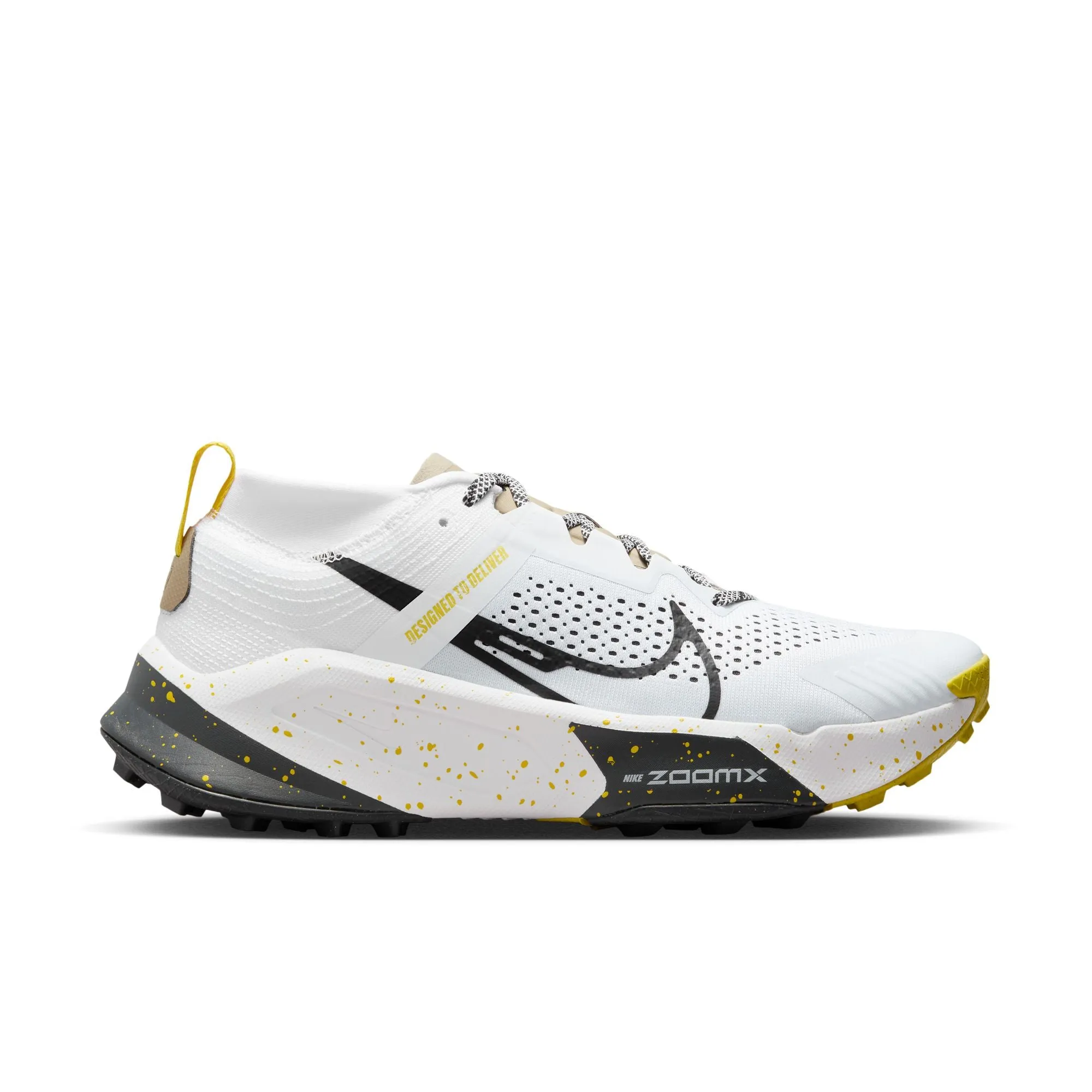 cross - country runner's shoe opportunity MEN'S ZEGAMA TRAIL - D - 100 WHITE/BLACK