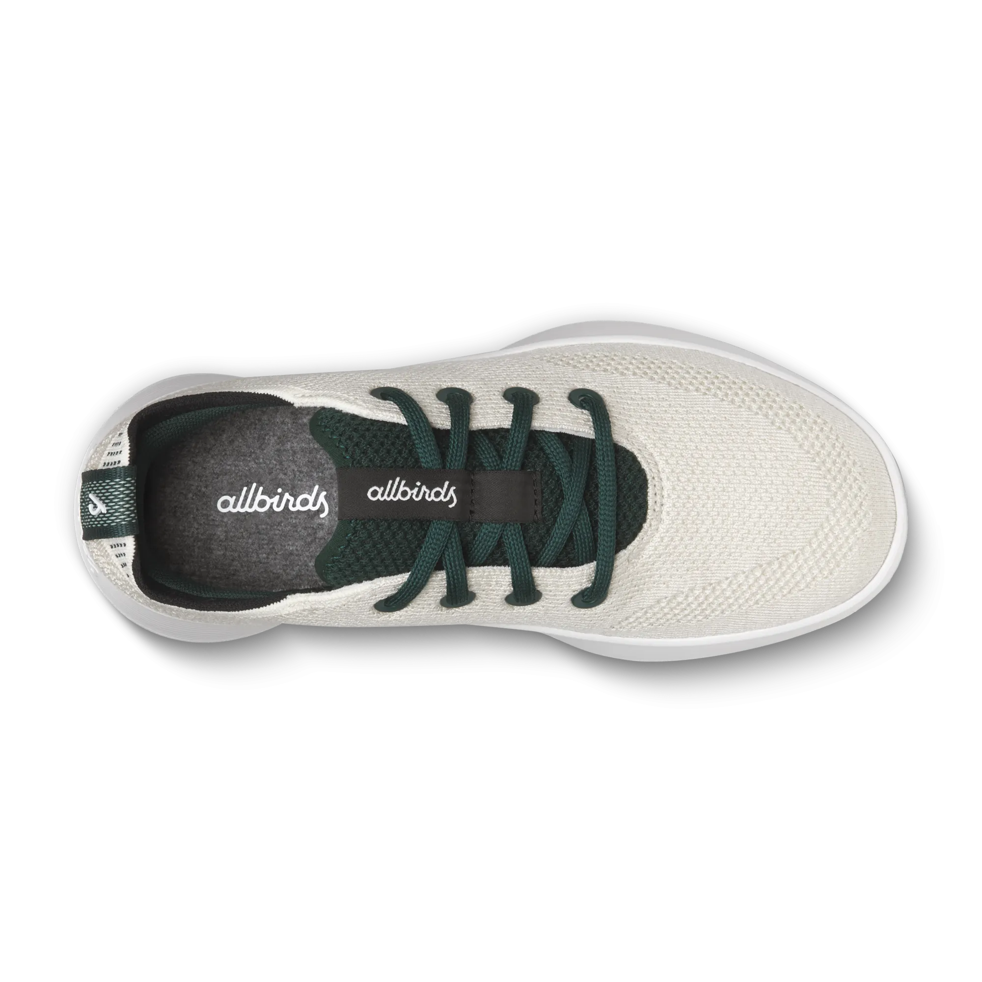 Dynamic Fit Lacing Recycled Material Options Women's Tree Runner Go - Twilight White/Twilight Teal (Blizzard Sole)