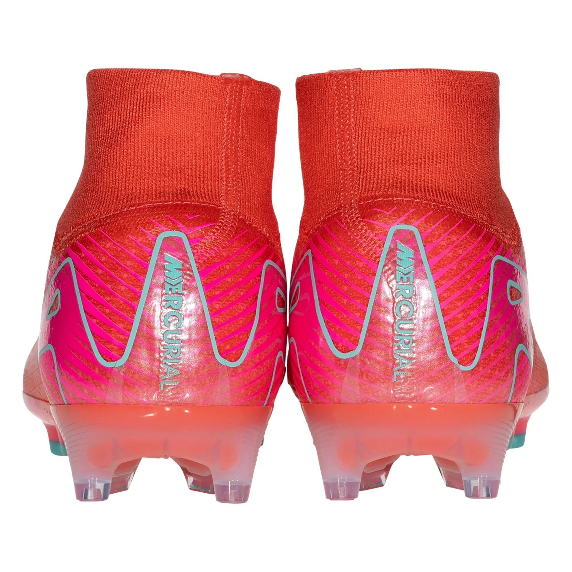 lateral - support shoes Nike Zoom Superfly 10 Elite AG-Pro Soccer Cleats (Ember Glow/Aurora Green)
