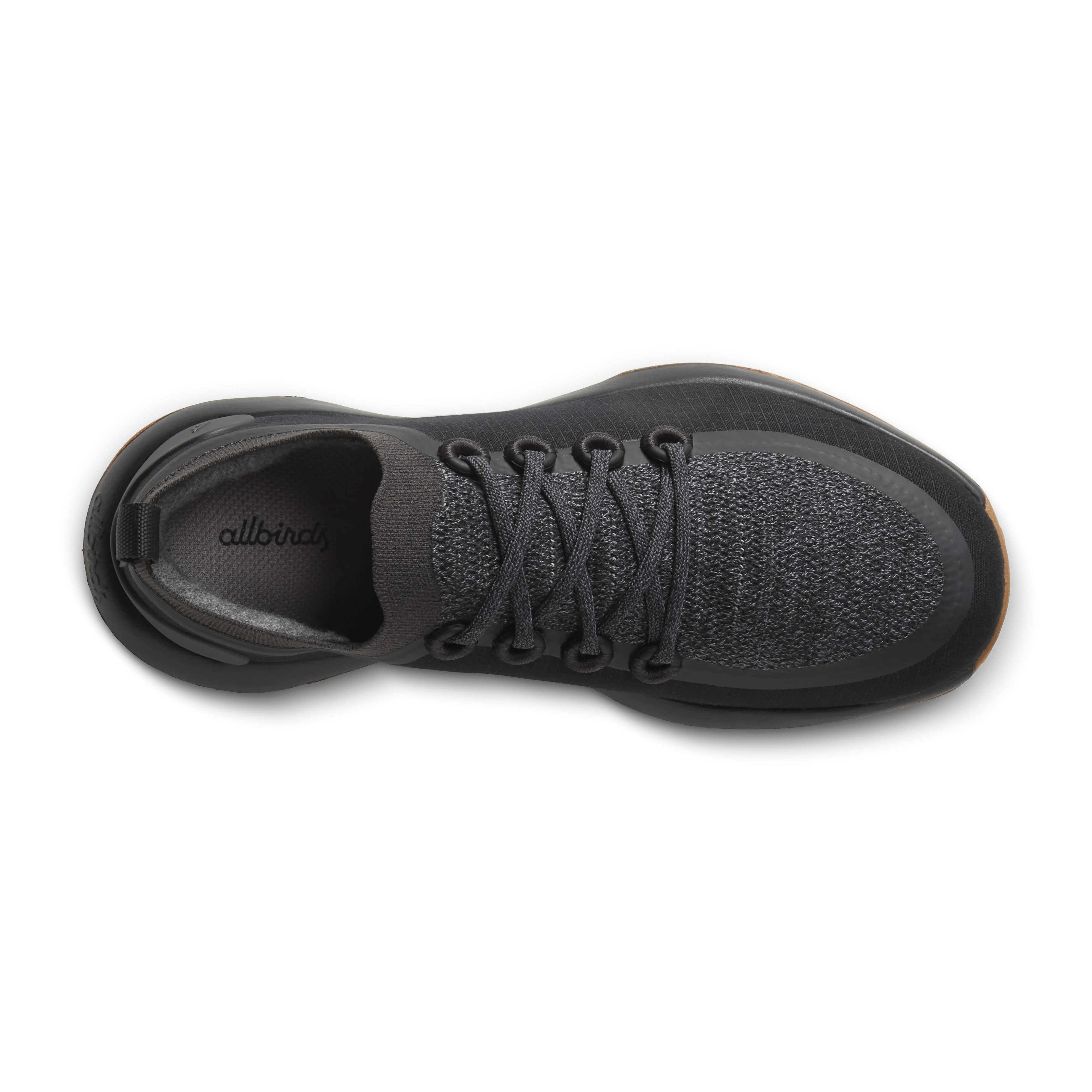 Flexible Build Comfort Memory Foam Men's Trail Runner - Natural Black (Rugged Khaki Sole)