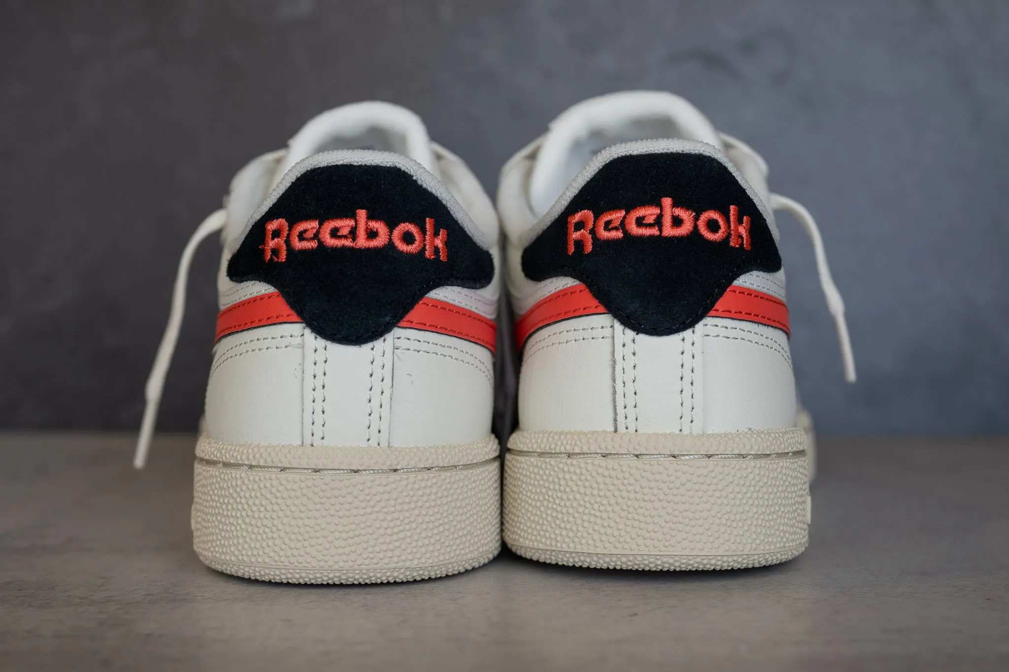 Reebok Club C Revenge (White/Infrared) walking - style Casual cushioning