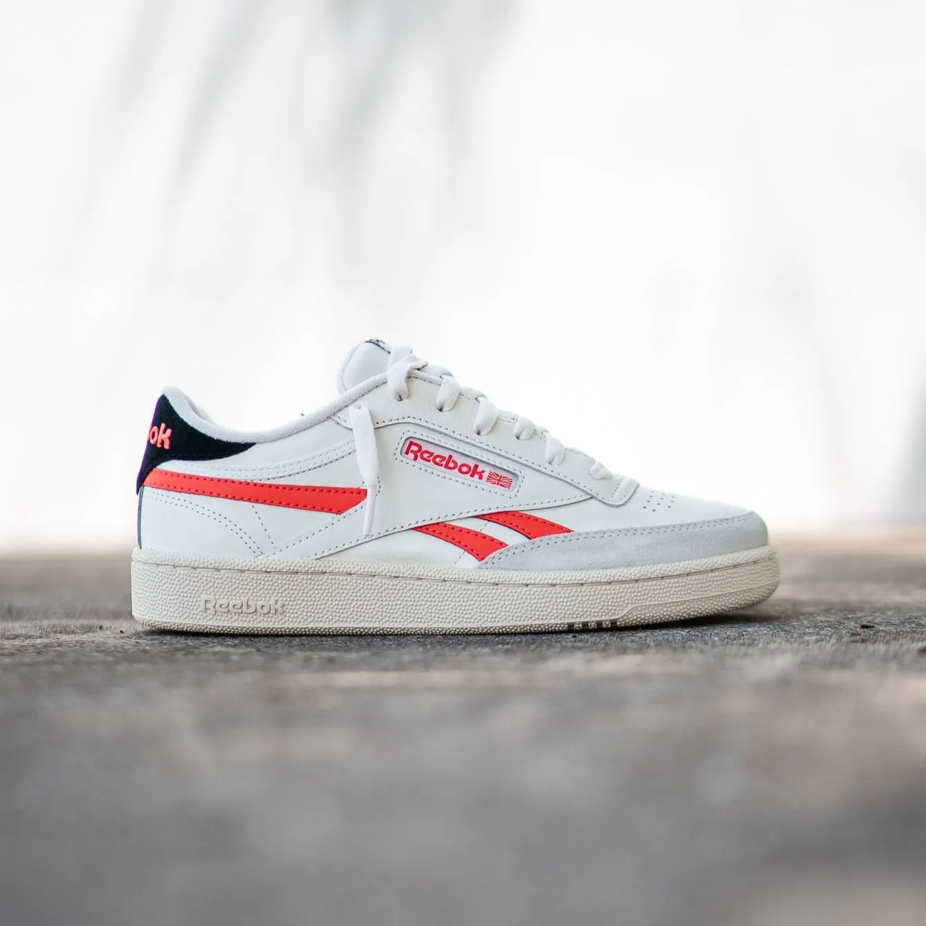Adult Reebok Club C Revenge (White/Infrared)