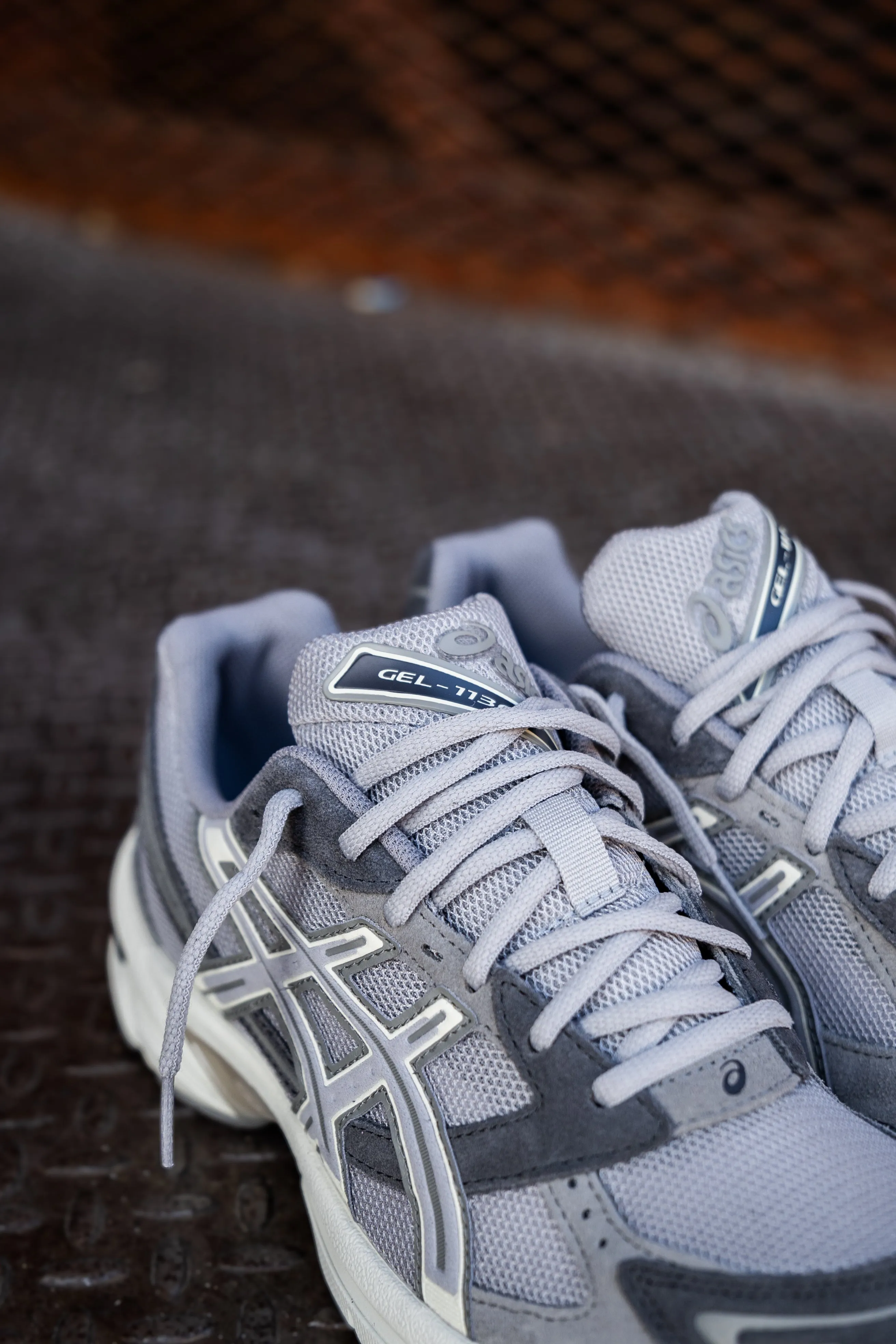 country adults' choices Mens Asics Gel-1130 (Cement Grey/Clay Grey)