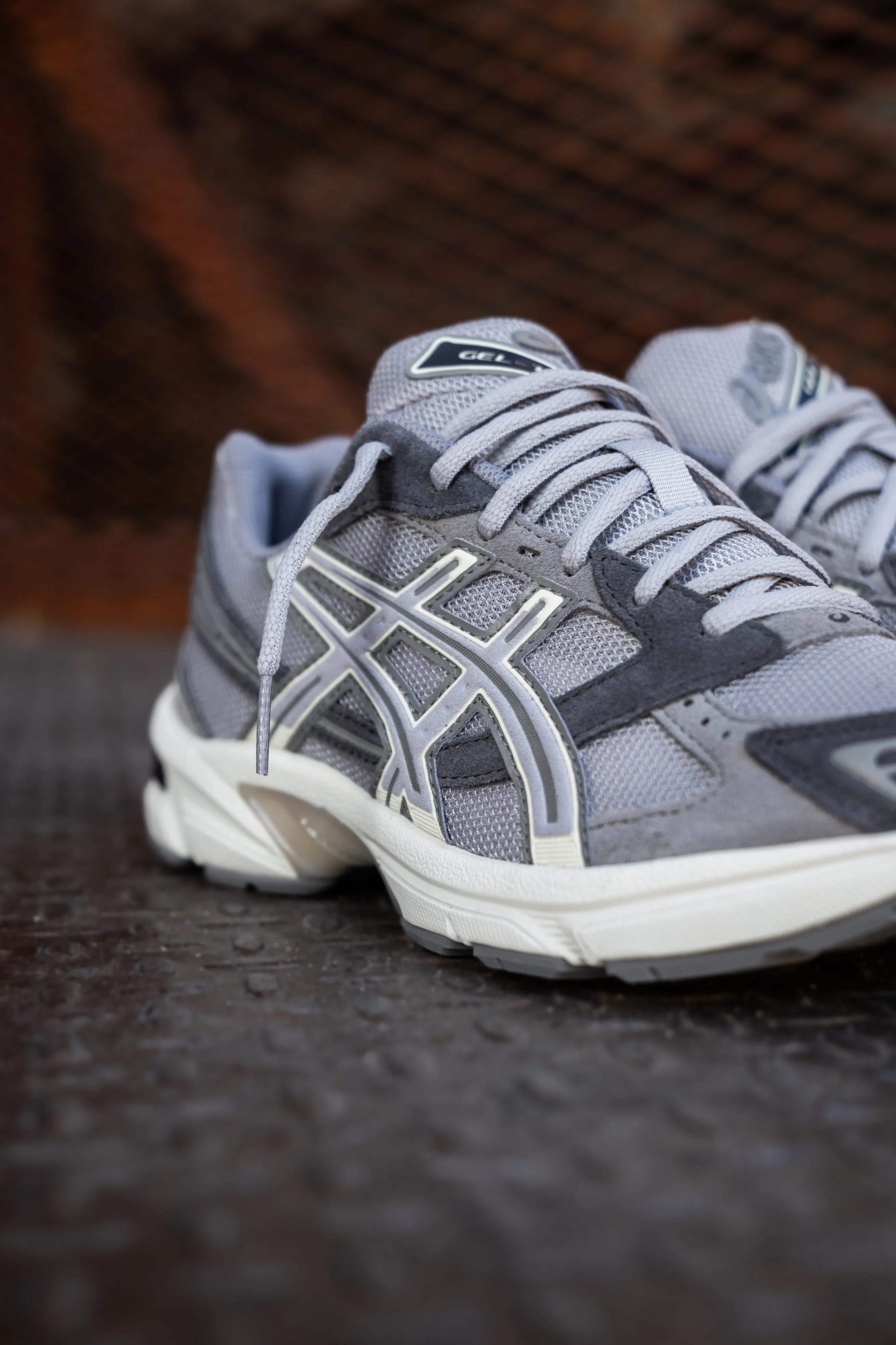 Mens Asics Gel-1130 (Cement Grey/Clay Grey) Timeless arch High-performance