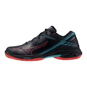 MIZUNO WAVE CLAW 3 Badminton Shoes Salute/Hibiscus/Peacock Blue UNISEX Energy Flow
