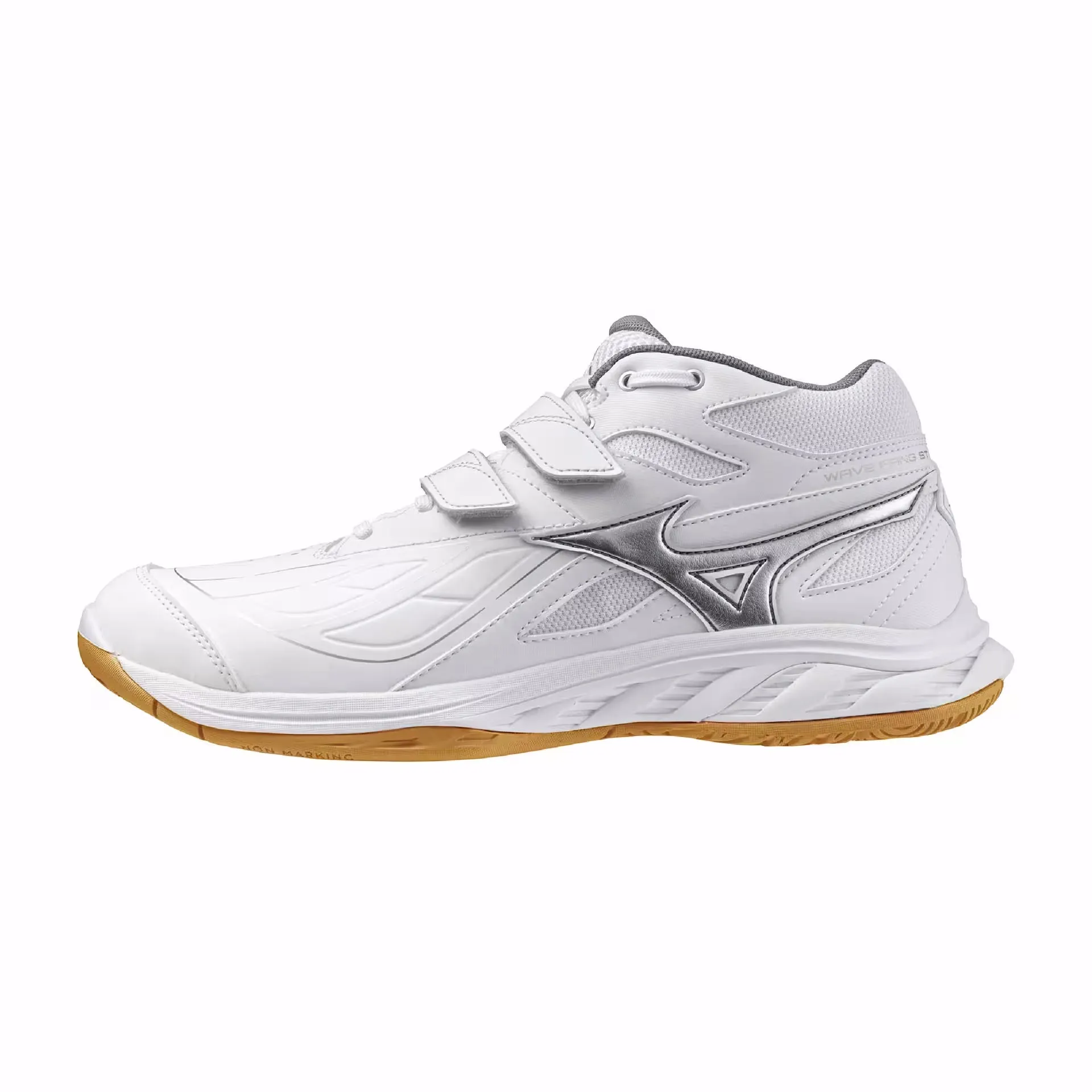 Strong MasterX Hold Strong MIZUNO WAVE FANG ST UNISEX Badminton Shoes - White/Silver