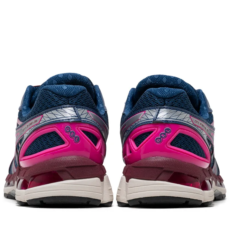 Asics Gel-Kayano 20 - Independence Blue/Pure Silver canvas - upper shoes running in new tracks shoes