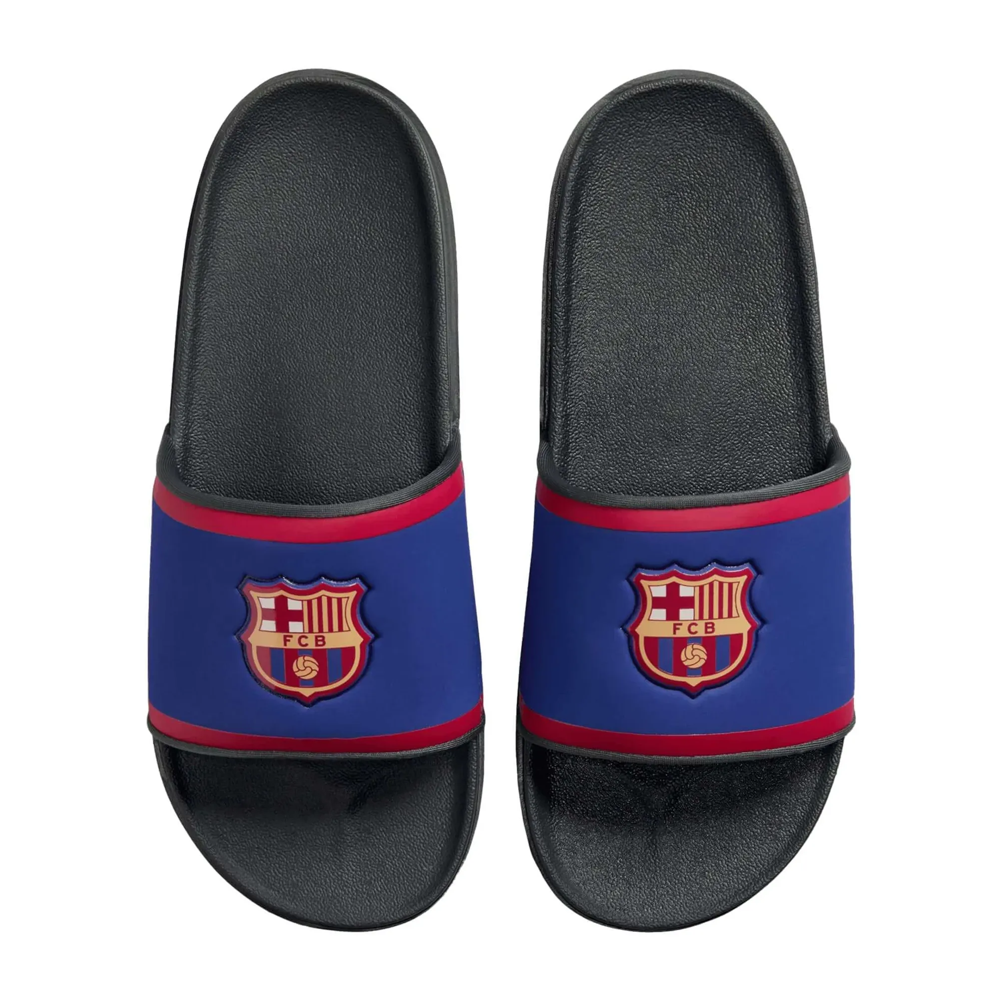 Velcro Closure synthetic - lined shoes Nike Offcourt Barcelona Slide Sandals (Deep Royal/Club Gold)