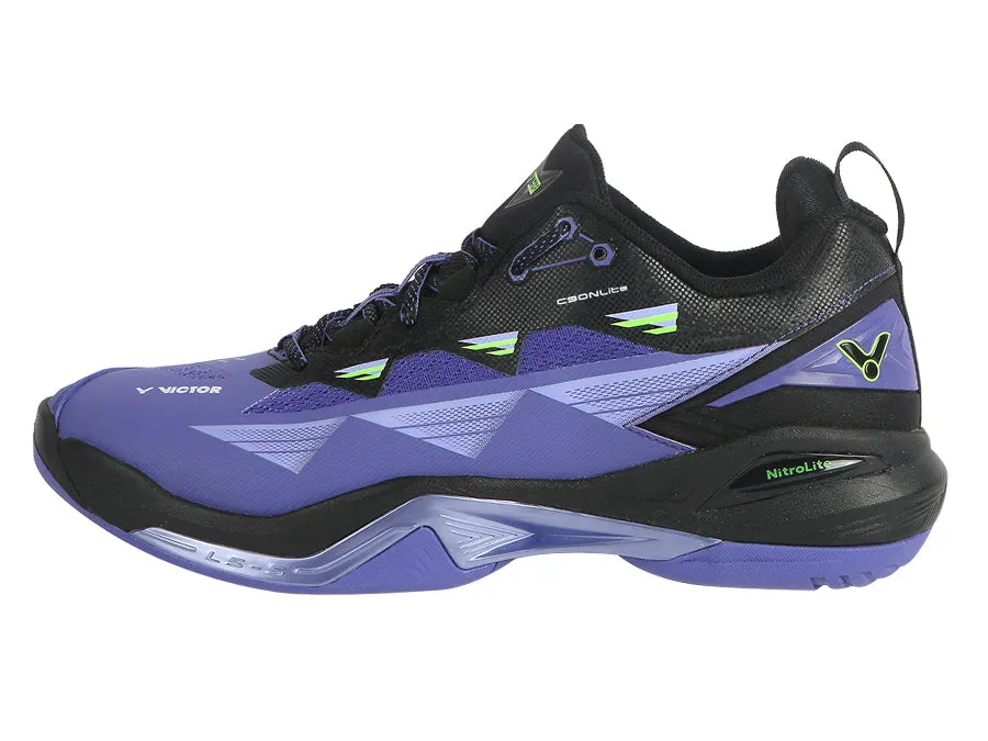 Moist Cool Motion Edge Victor C90NLite JC Badminton Shoes (Black Purple)