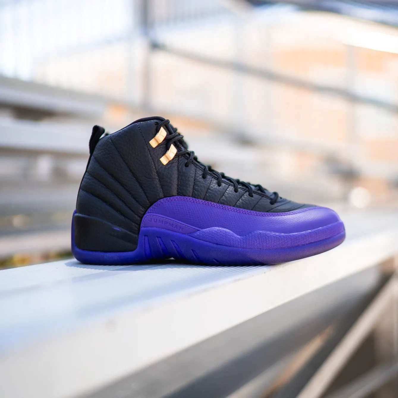 Air Jordan 12 Retro (Field Purple) shock - absorbing sole