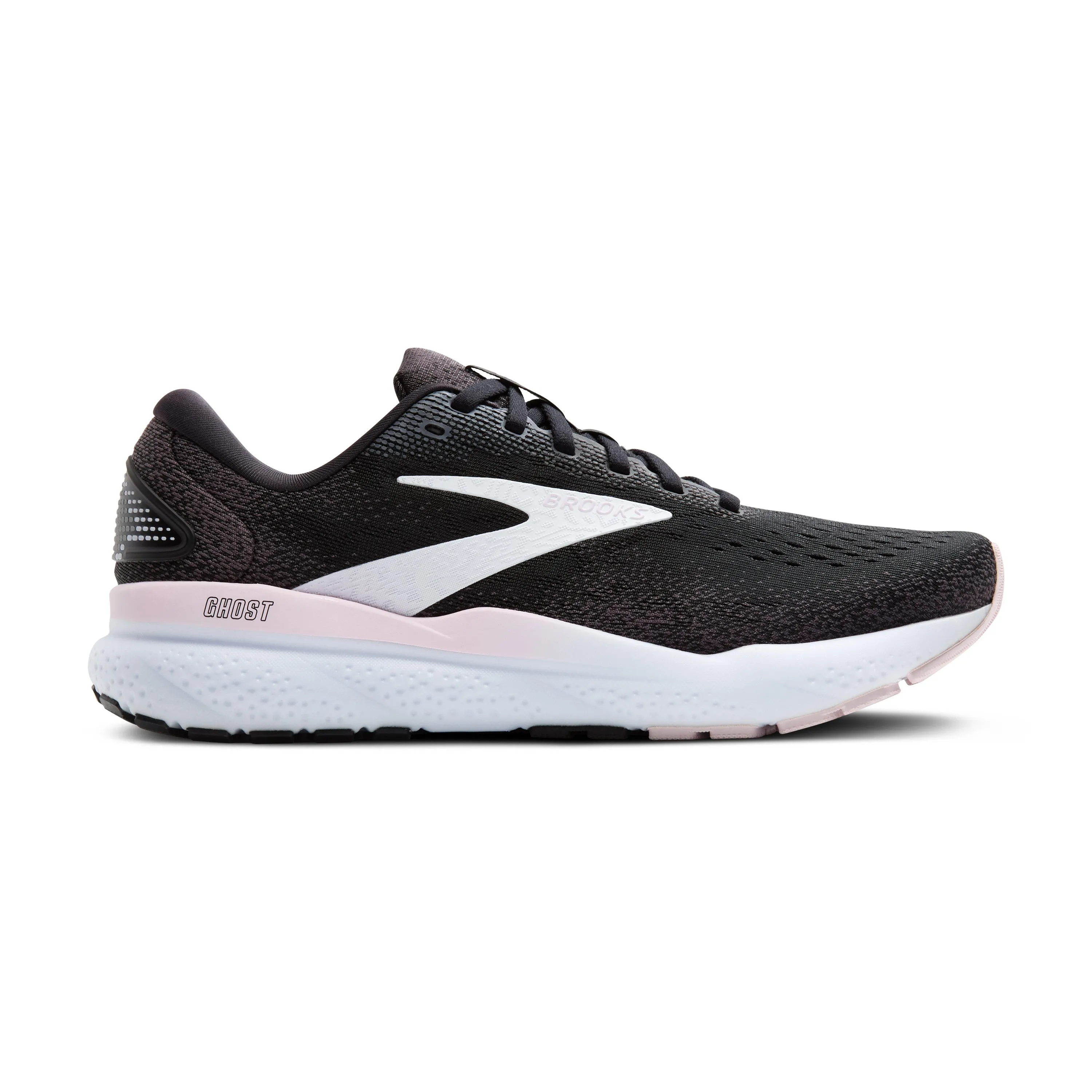 WOMEN'S GHOST 16 - B - 077 BLACK/WHITE/ORCHID ICE stylish aesthetics shoes
