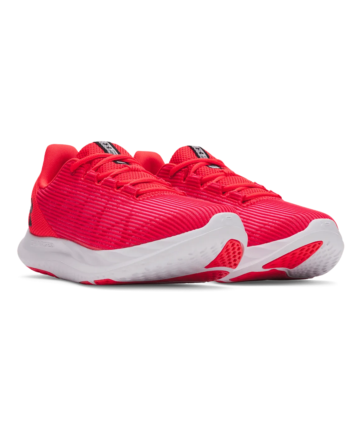 UA Speed Swift Men's Running Shoes running in a ravine area shoes