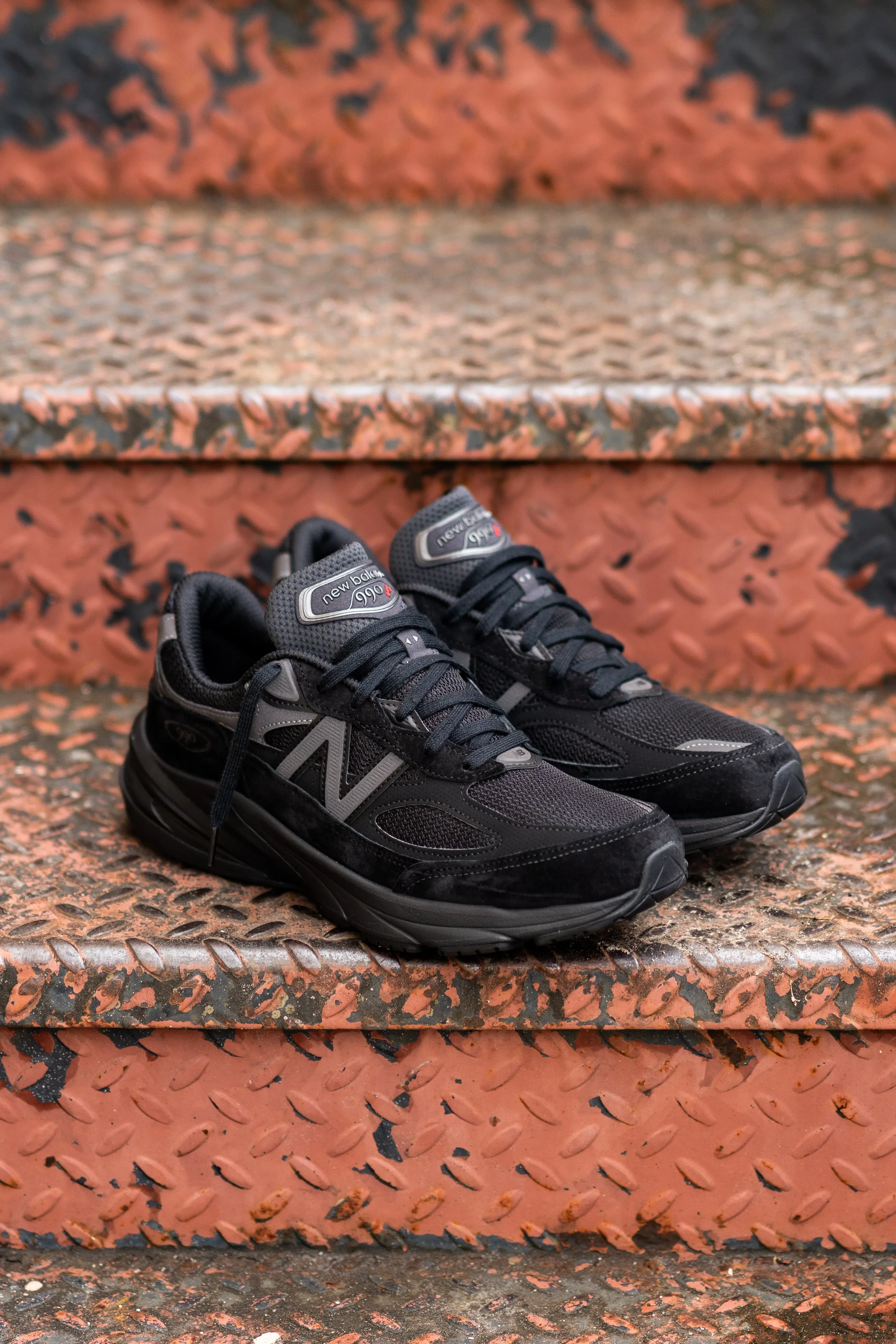 New Balance 990v6 (Black) - U990BB6 Cone Heel Secure Style