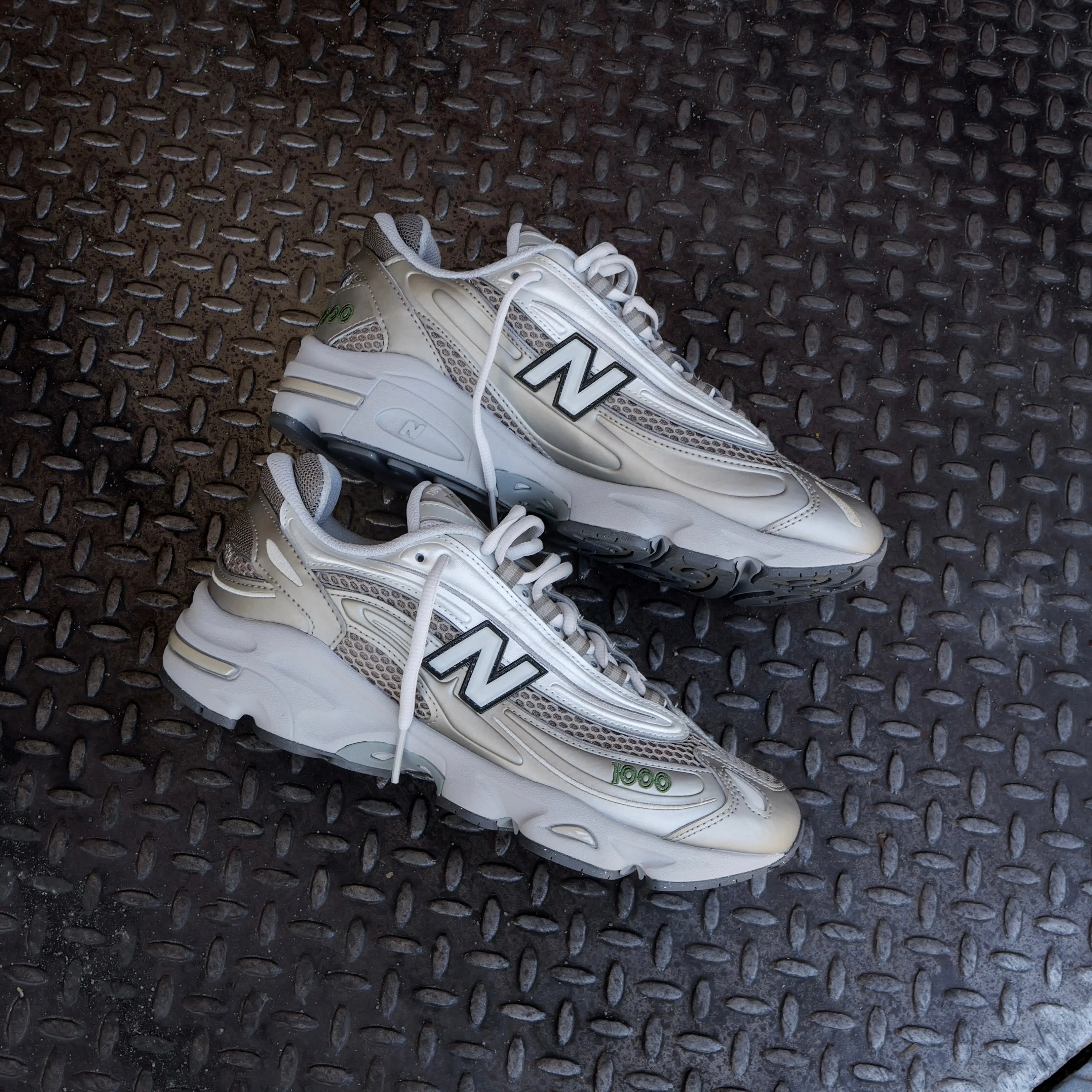 just Wedges New Balance 1000 (Metallic Pewter/Grey) - M1000N