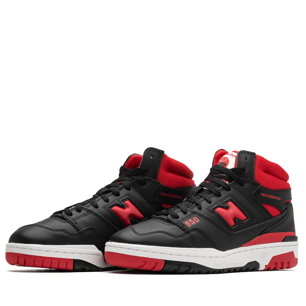 Durable Fabric New Balance 650R - Black/Red