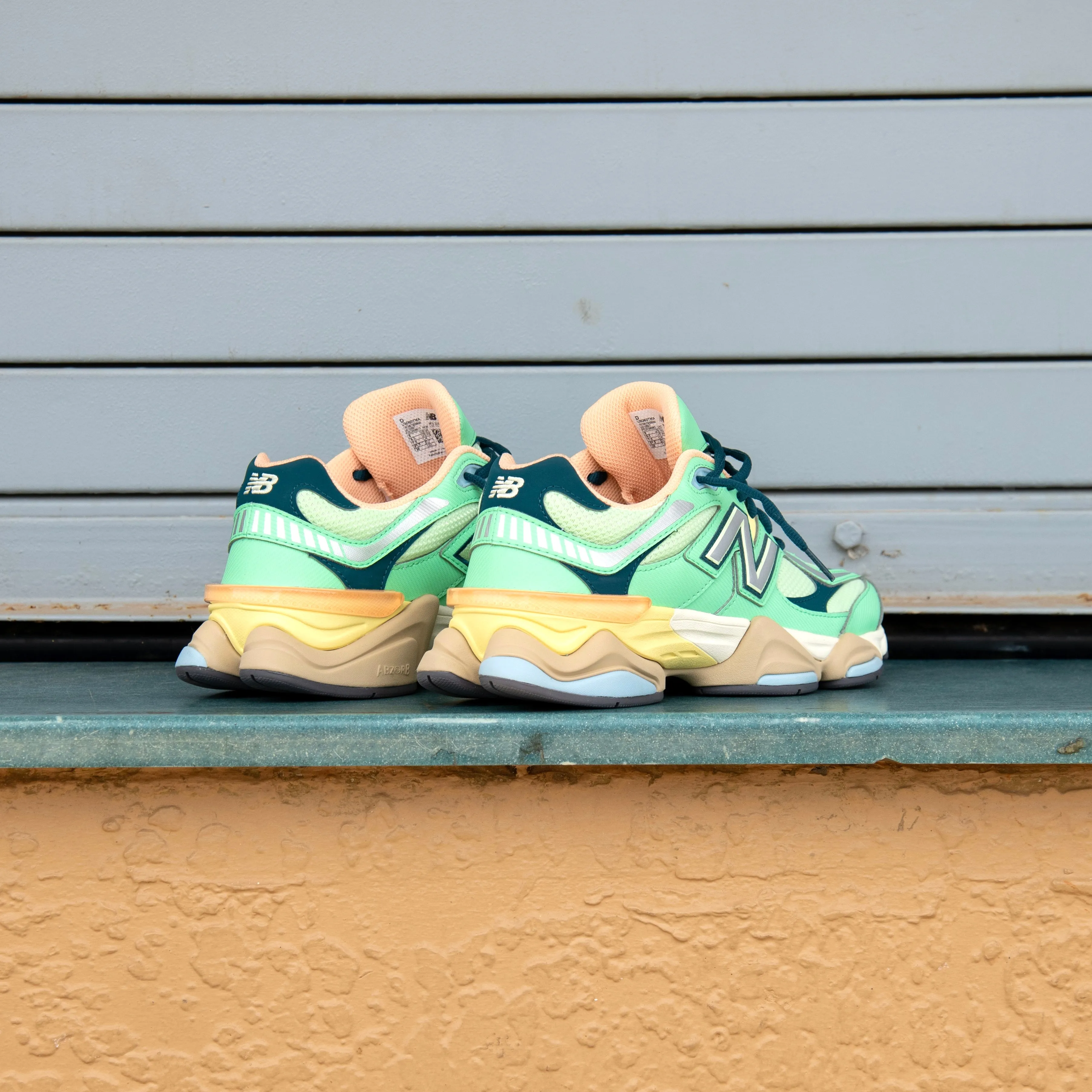New Balance 9060 (Sweet Grass Deep Ocean) - U9060TMA Comfortable Feel ergonomic - effectiveness - level