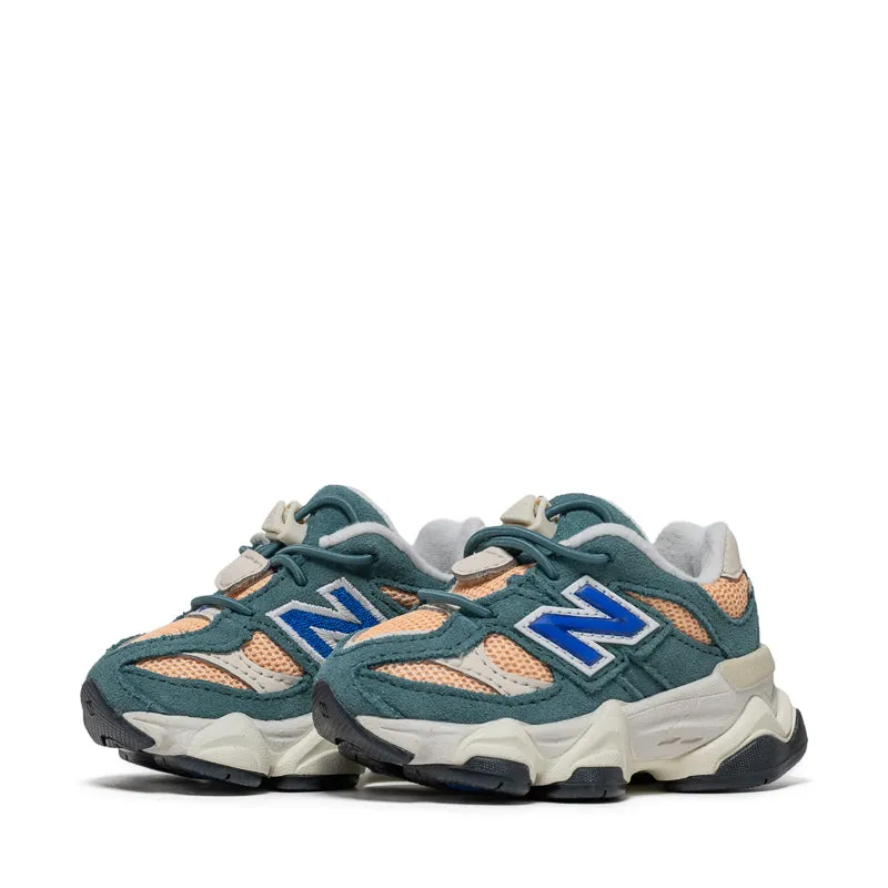 rough - surface shoes dark colors New Balance 9060 (TD) - New Spruce/Peach Blossom