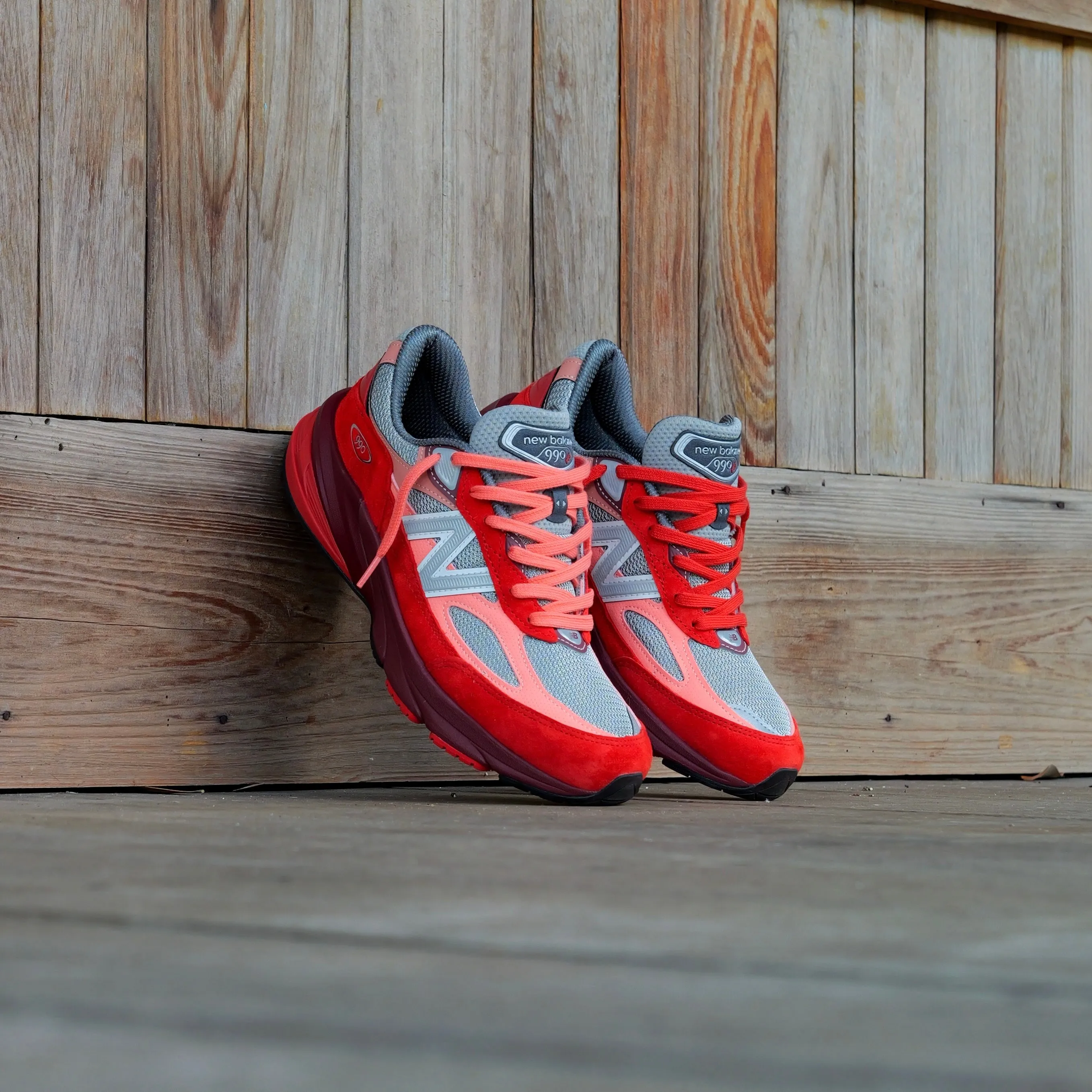 Ultimate materials cyclists - specific benefits New Balance 990v6 (Molten Lava) - U990RT6