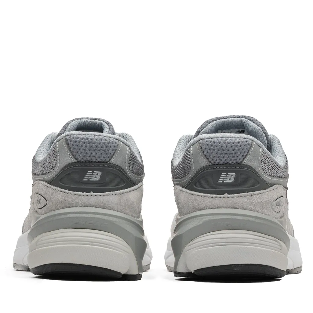 New Balance FuelCell 990v6 (GS) - Grey Adjustable Laces