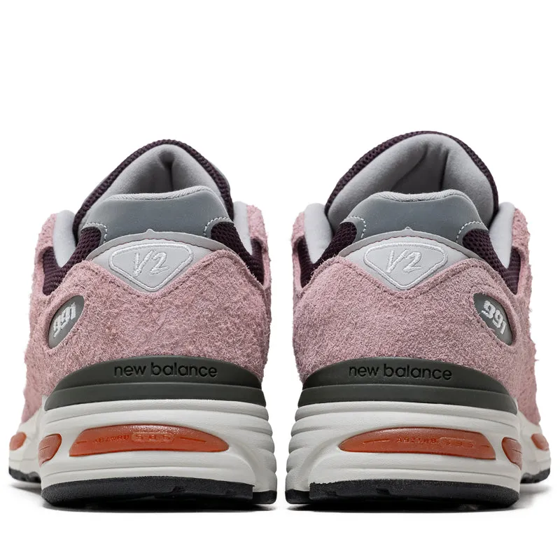 cross-trainers' shoes ballet shoes New Balance Made In UK 991v2 'Grape Sorbet' - Deauville Mauve/Fig