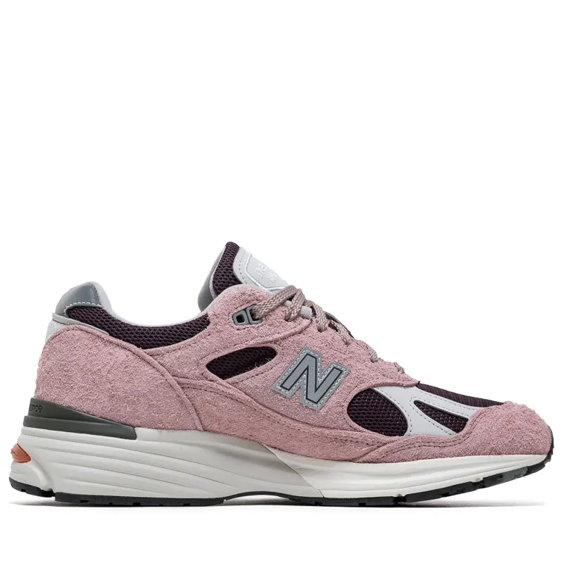 Supportive Base New Balance Made In UK 991v2 'Grape Sorbet' - Deauville Mauve/Fig