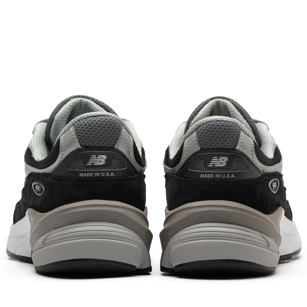 fantasy - themed running shoes monogrammed running gear New Balance Made in USA 990v6 - Black