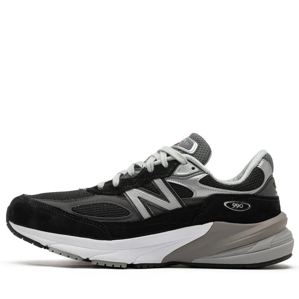 velcro shoes Vegan - friendly New Balance Made in USA 990v6 - Black