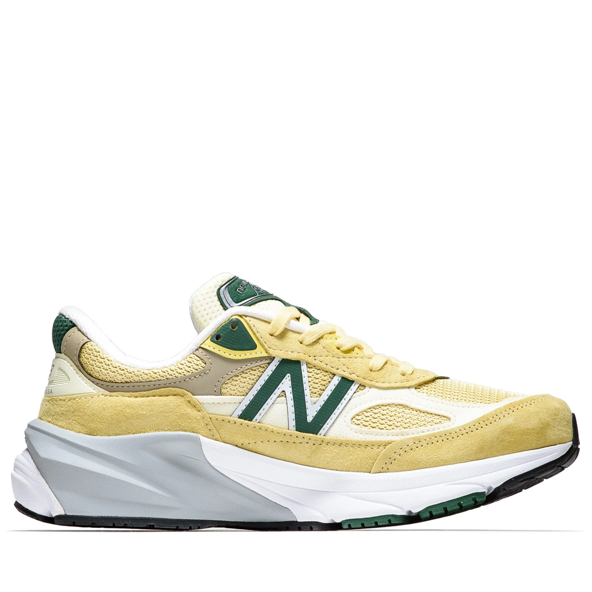 New Balance Made in USA 990v6 - Pale Yellow running in color runs shoes beach shoes