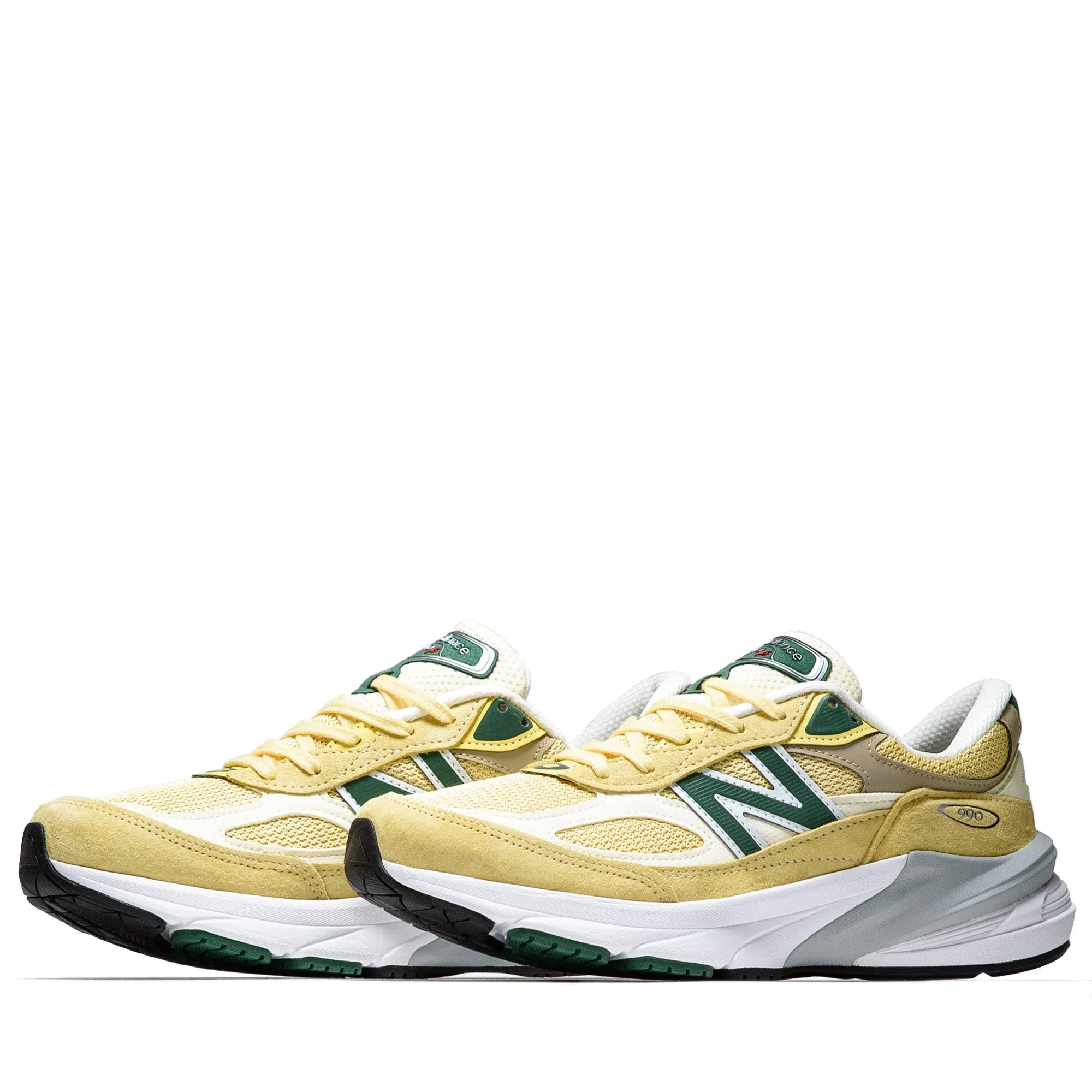 New Balance Made in USA 990v6 - Pale Yellow Heel Zone