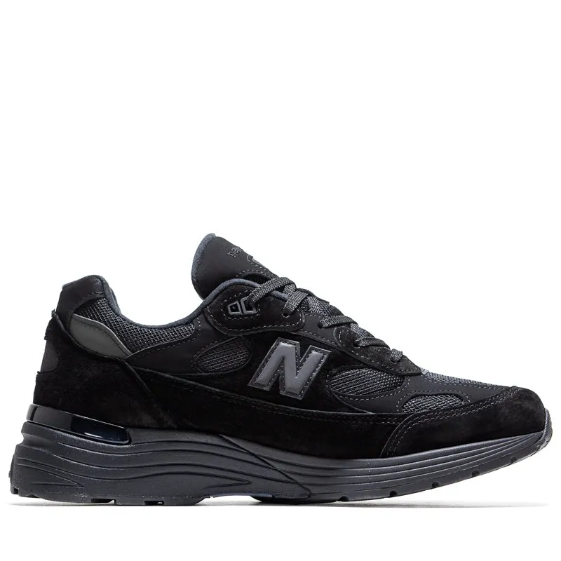 New Balance Made in USA 992 - Black Comfortable Tongue