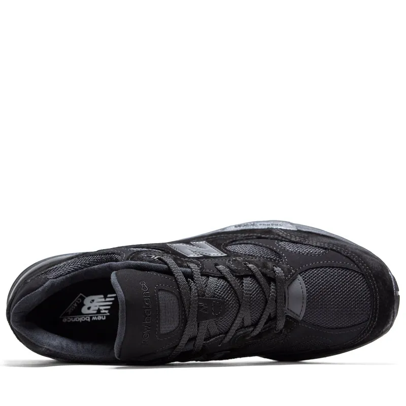 New Balance Made in USA 992 - Black running in oval tracks shoes Outdoor Grip