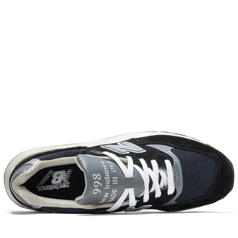 Personalized Training Plans Interval training footwear New Balance Made in USA 998 - Black/Silver