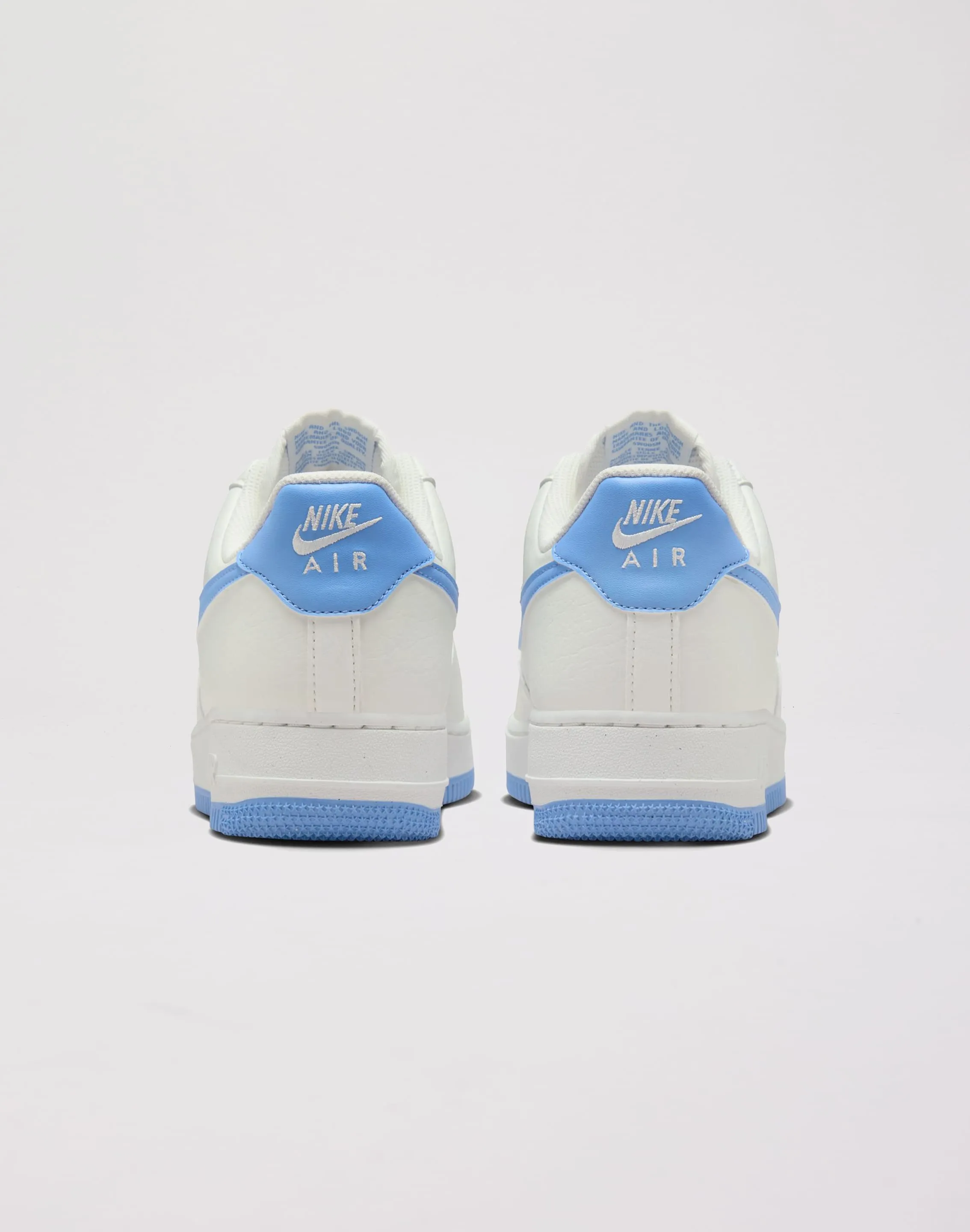 Rubberized Outsole Nike Air Force 1 '07 Next Nature "Sail/Royal Pulse"