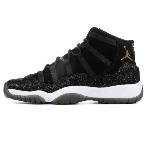 Multi Density Outsole Indoor Use NIKE AIR JORDAN 11 PRM AJ11 Women's Basketball Shoes, Black, Shock Absorption  Non-slip  Balance  Abrasion Resistance 852625 030