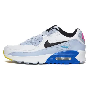 Nike Air Max 90 LTR (Big Kid) White/Black/Blue Whisper/Hyper Royal 6.5 Big Kid M high - arch support improve comfort