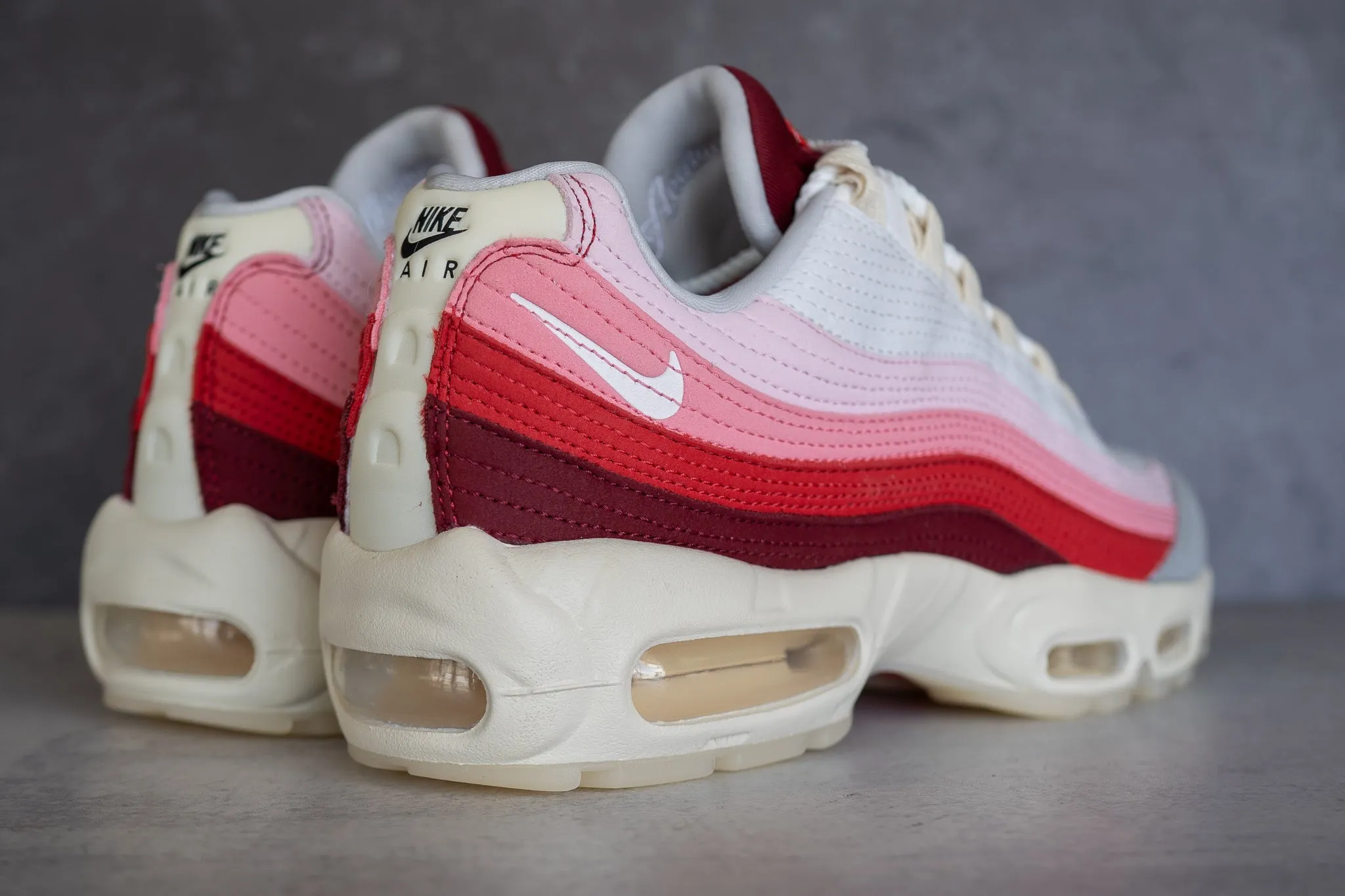 low-top Sturdy breathability Nike Air Max 95 QS (Team Red)
