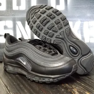 running in relay races shoes synthetic - leather - upper shoes Nike Air Max 97 Black Metallic Pewter Gray Running Shoes DH0558 001 Women 7