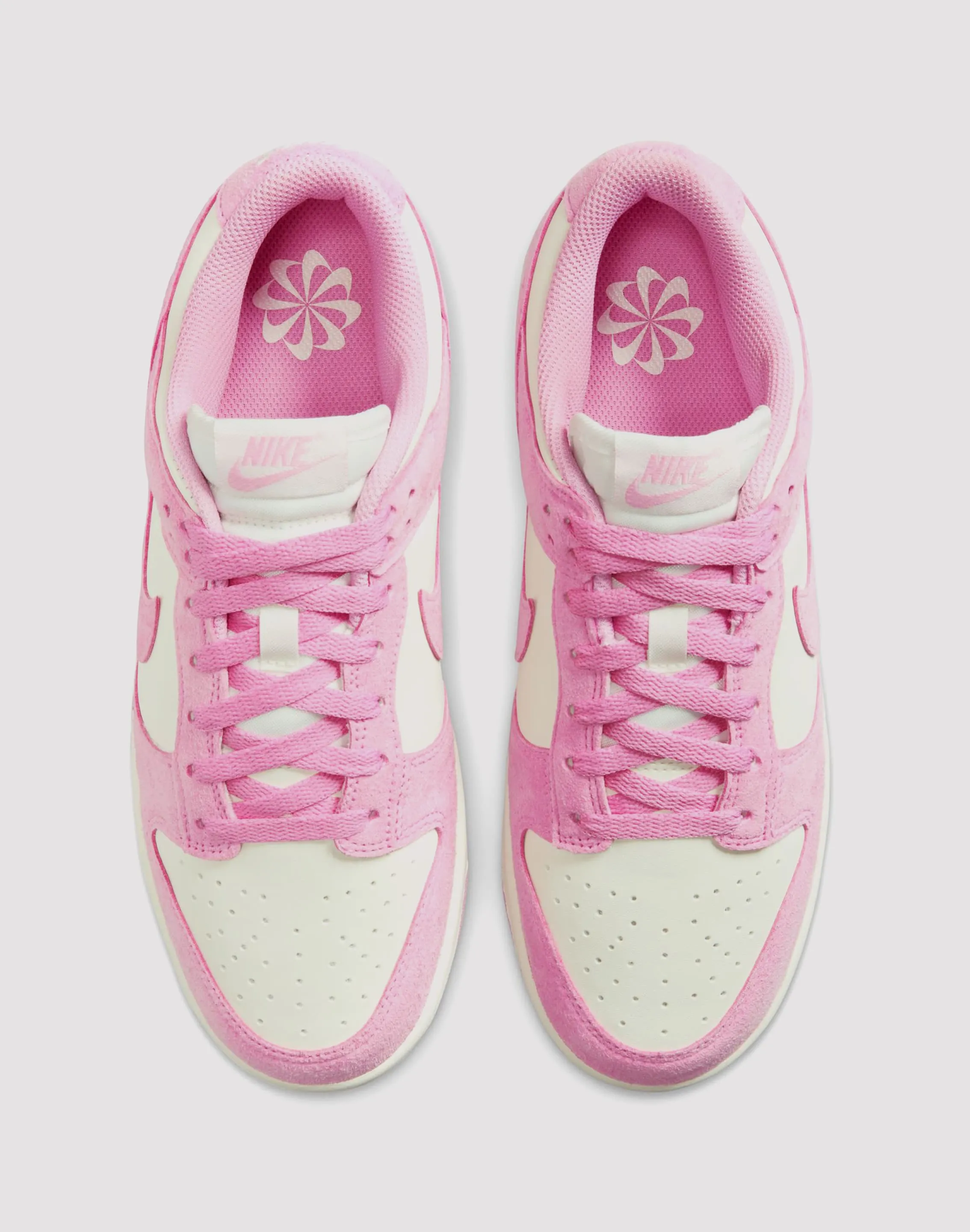 Nike Dunk Low "Sail/Pink Rise" Multi Directional Flex Grooves