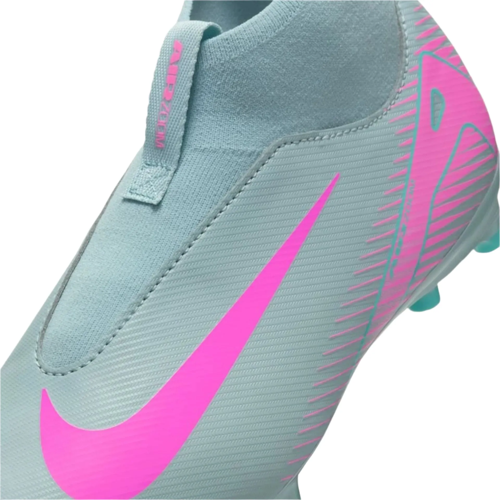 Nike Jr Zoom Superfly 10 Academy FG/MG Soccer Cleats (Ocean Cube/Pink Blast) synthetic - lined shoes