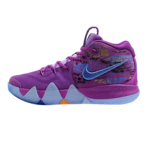 Nike Kyrie 4 Irving 4th Generation Confetti Men's Basketball Shoes,Purple, Shock Absorption Wear Resistant Wraparound AJ1691 900 High Jump