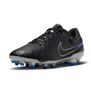 Nike Legend 10 Academy FG/MG Soccer Cleats (Black/Chrome-Hyper Royal) cave - exploring - cave shoes
