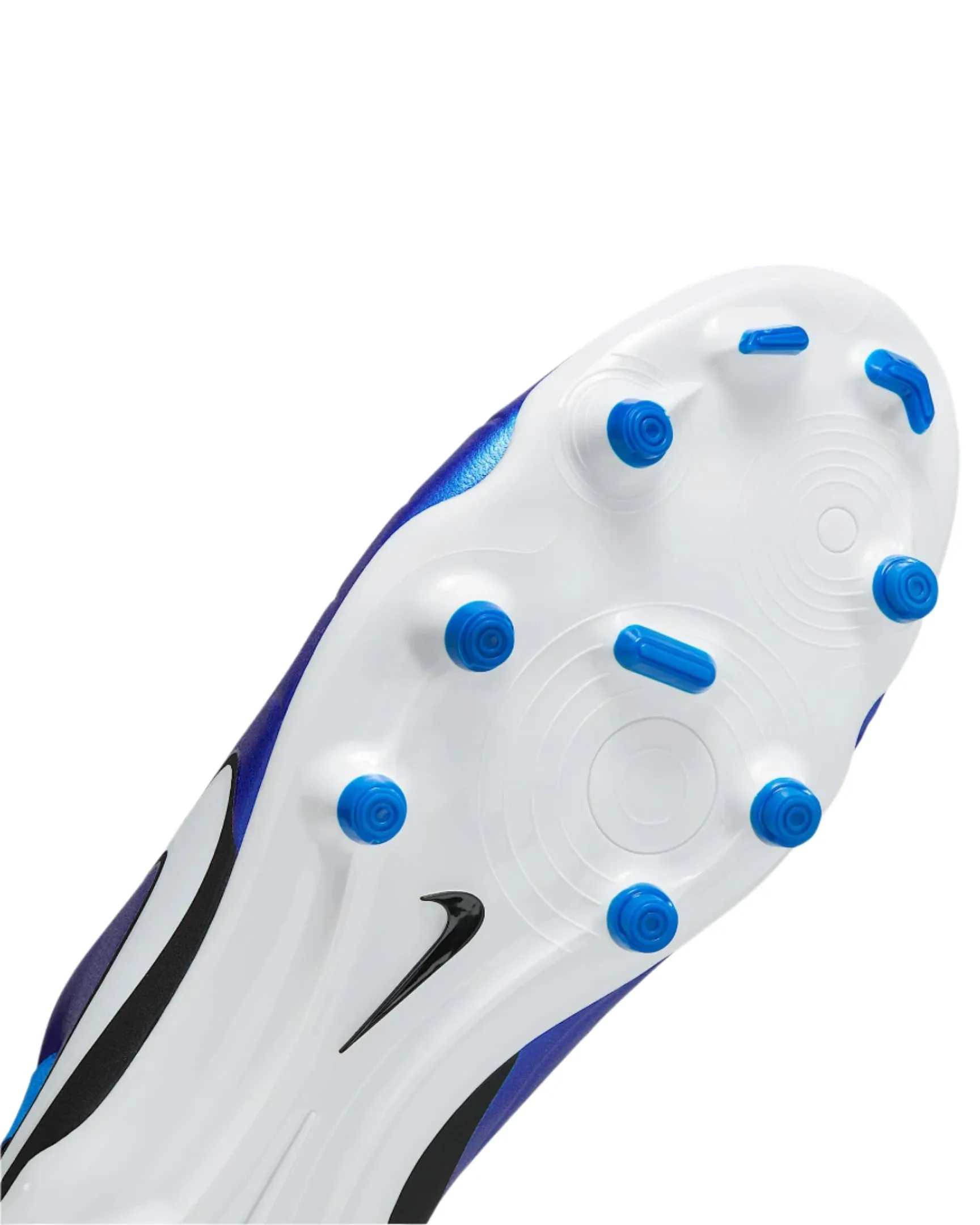 Nike Legend 10 Academy FG/MG Soccer Cleats (Blue Eclipse/Black) slip - on shoes Lace-up kids' shoes