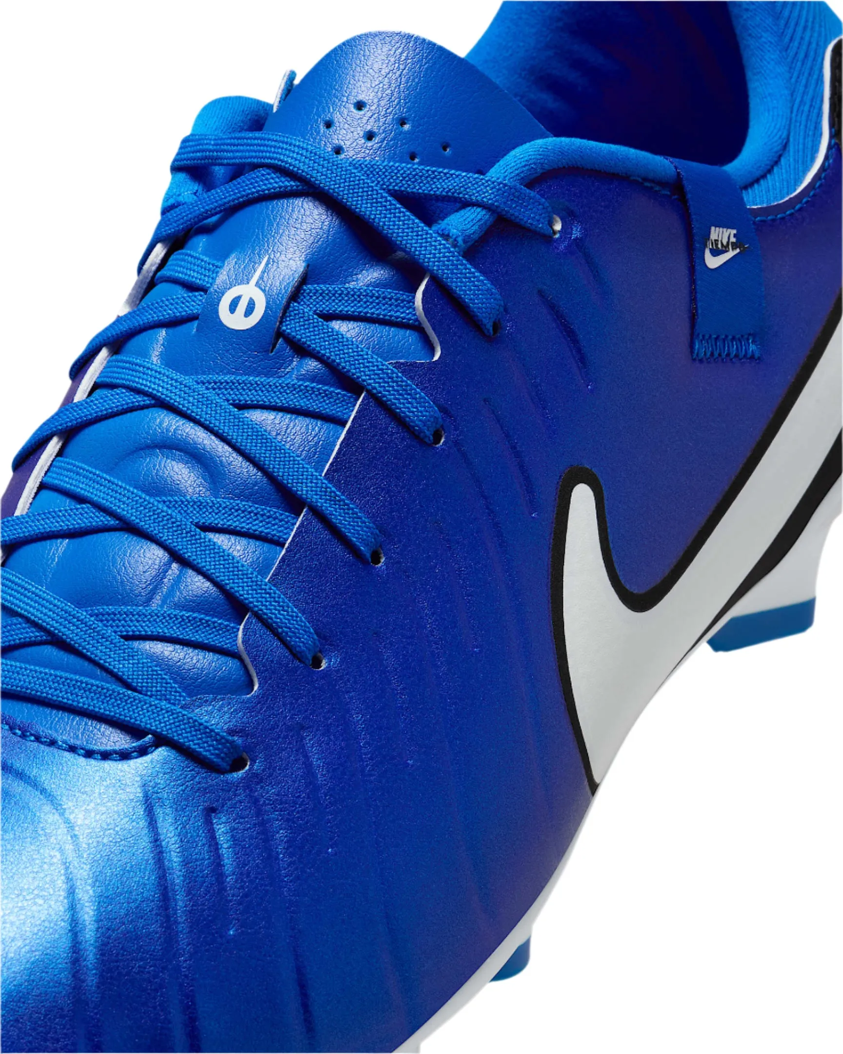 shoe horns Nike Legend 10 Academy FG/MG Soccer Cleats (Blue Eclipse/Black)